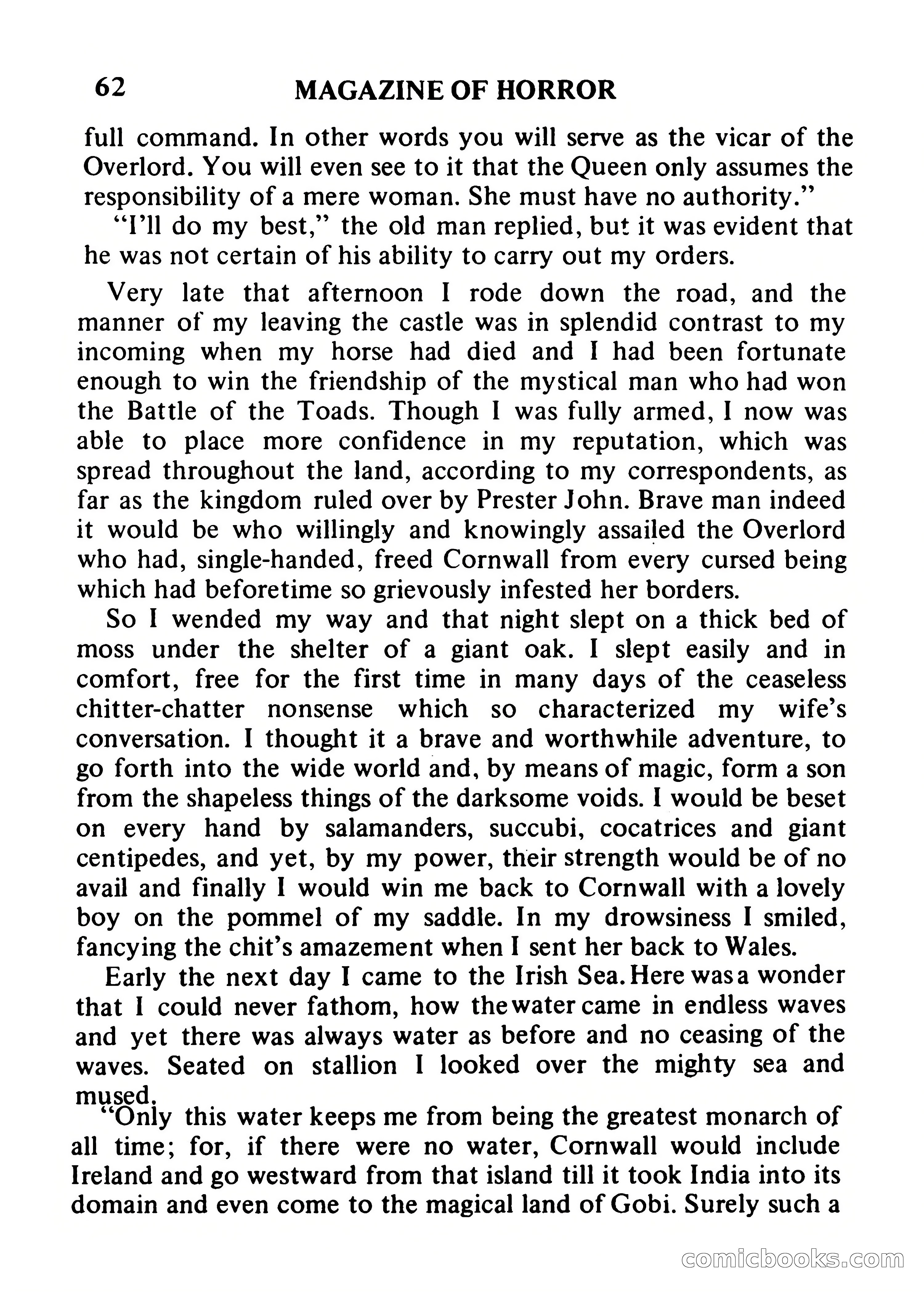Magazine of Horror #34 — page 62 of 132