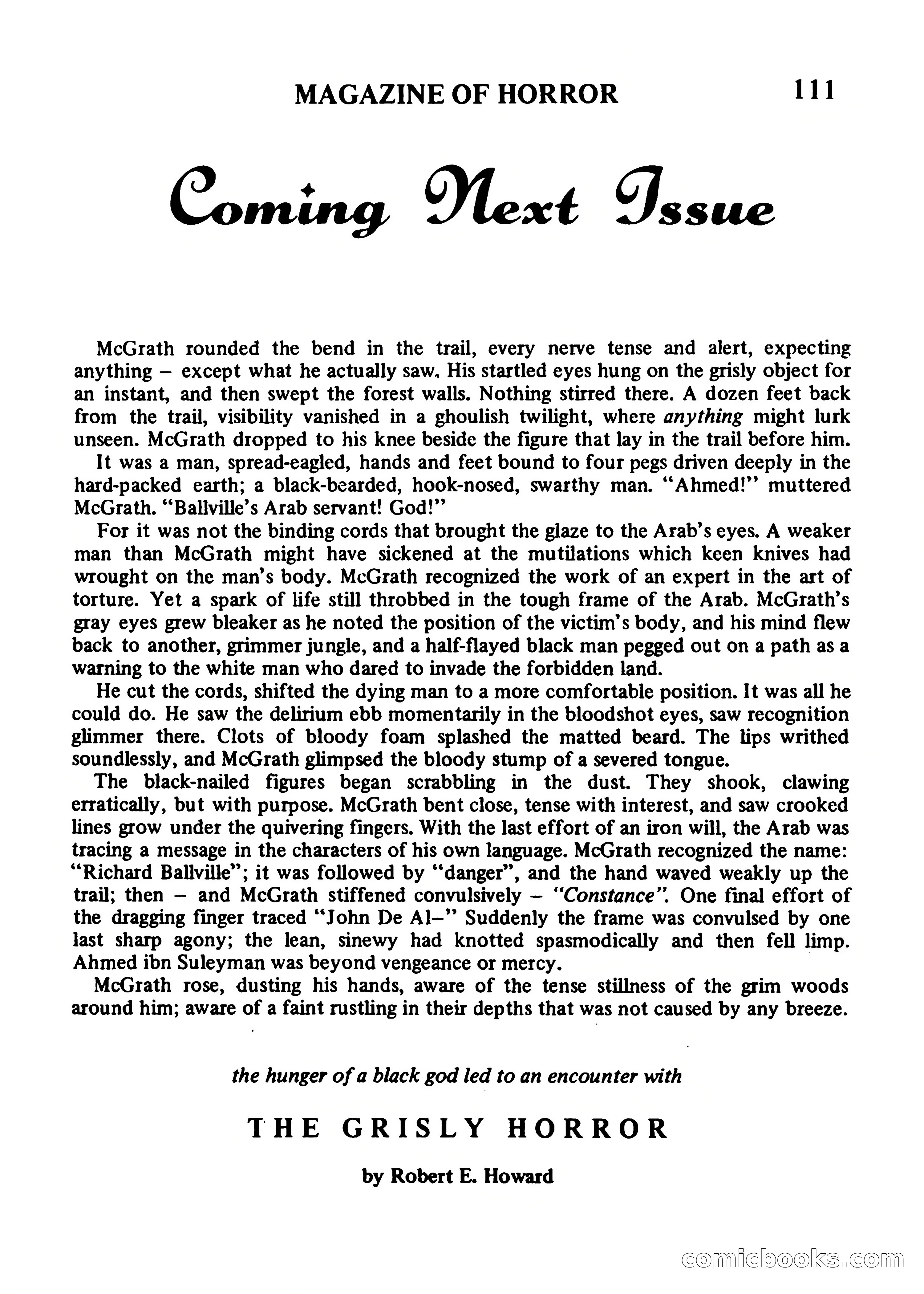 Magazine of Horror #34 — page 111 of 132