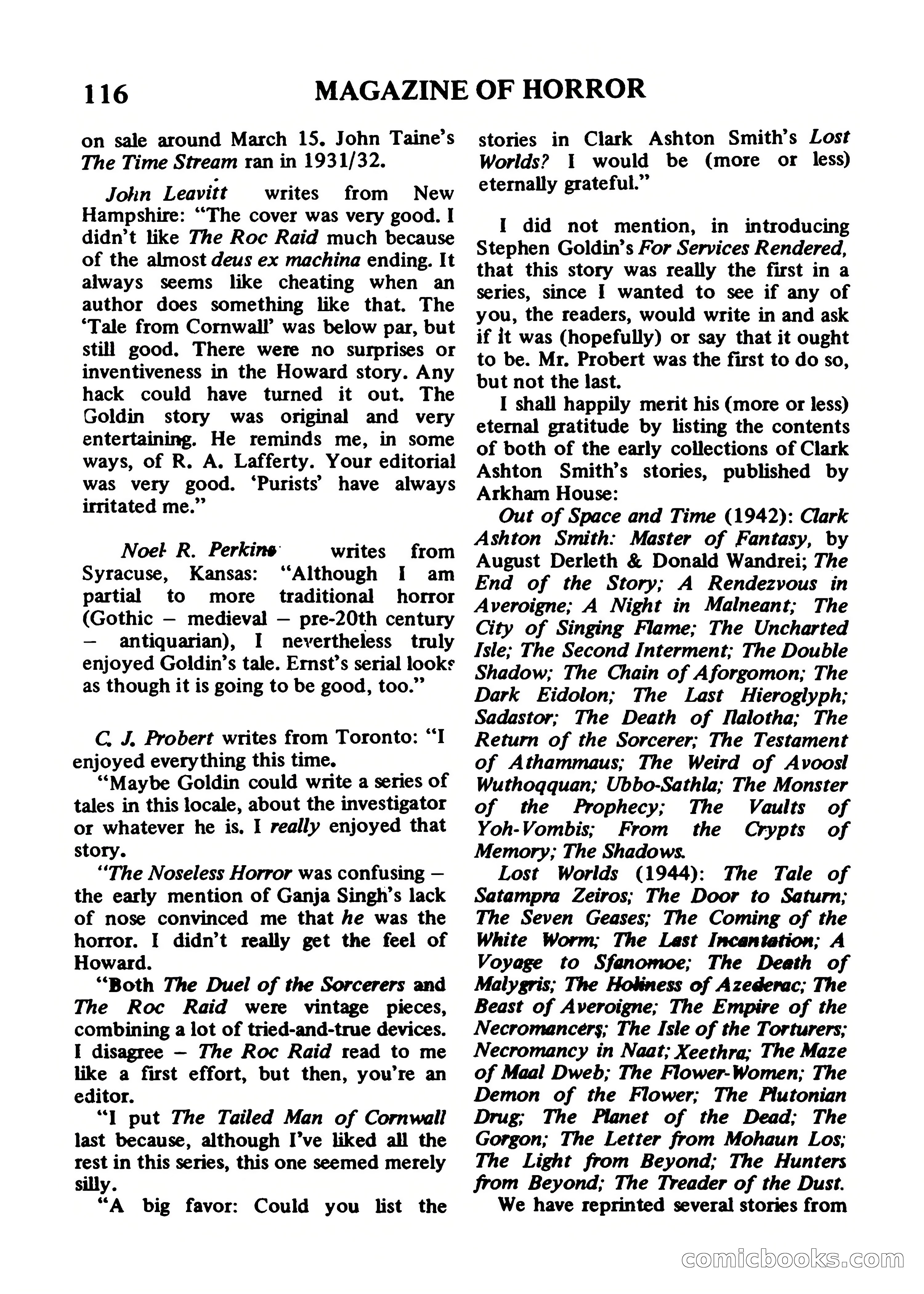 Magazine of Horror #34 — page 116 of 132