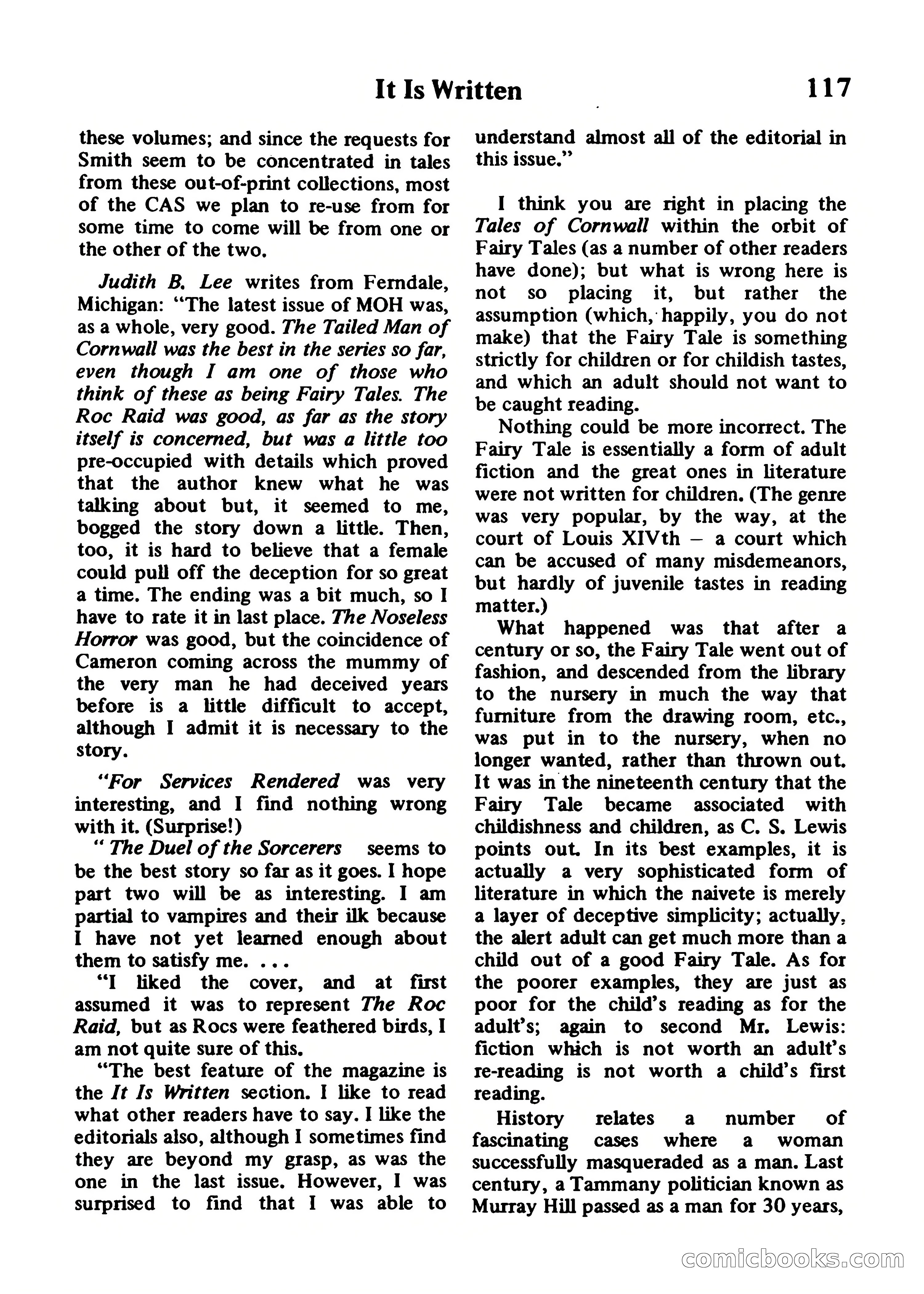Magazine of Horror #34 — page 117 of 132