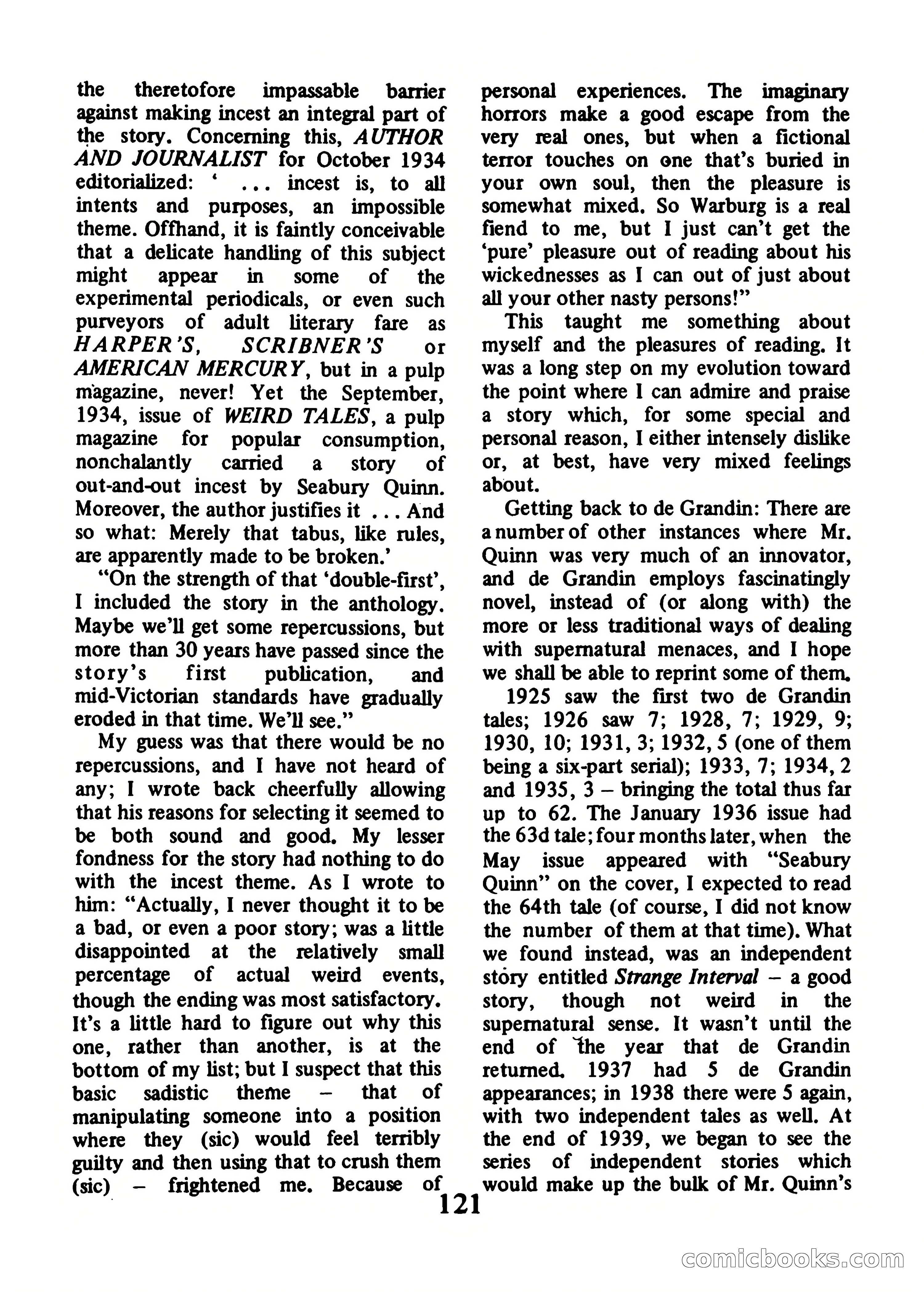 Magazine of Horror #34 — page 121 of 132