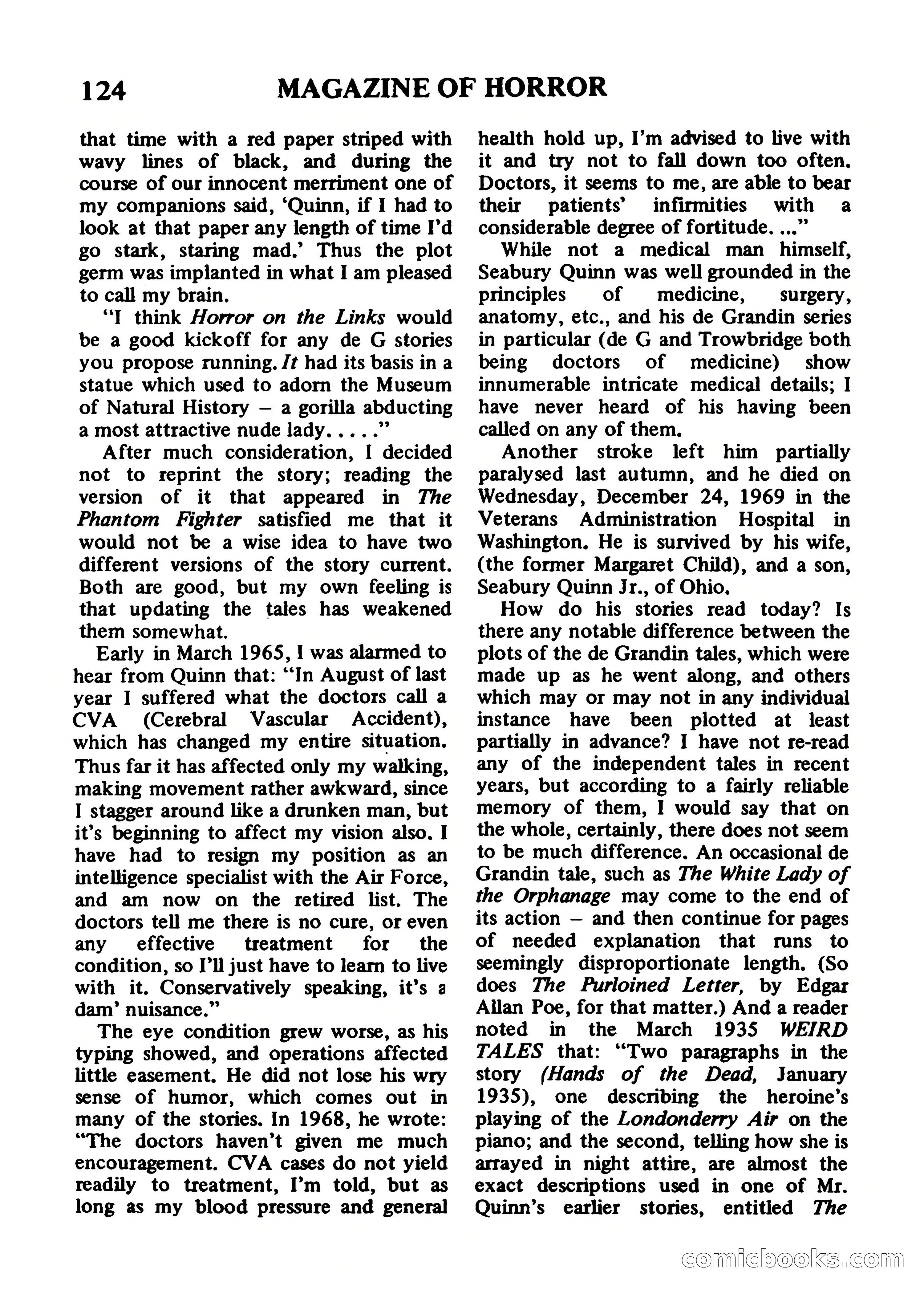 Magazine of Horror #34 — page 124 of 132