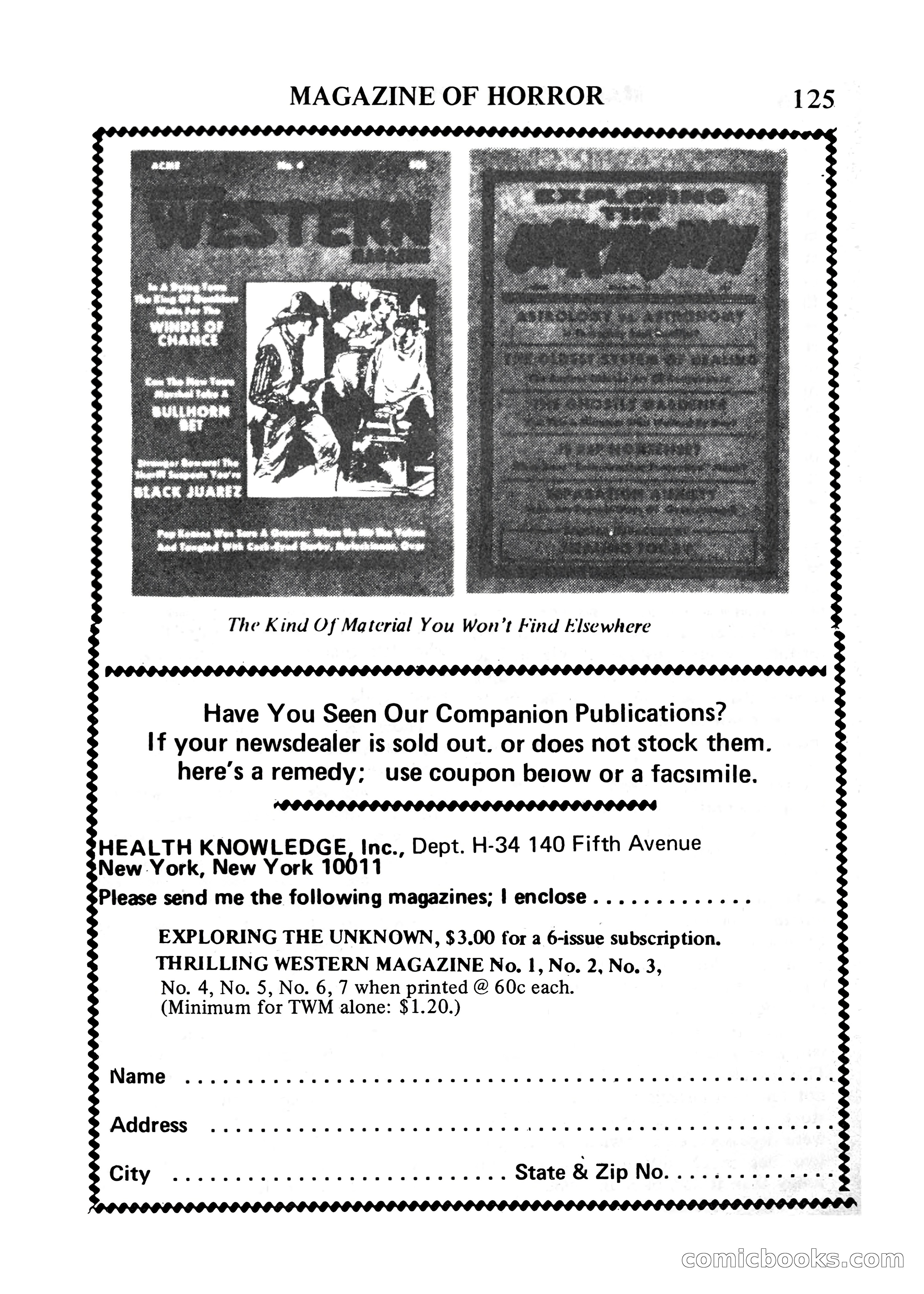 Magazine of Horror #34 — page 125 of 132