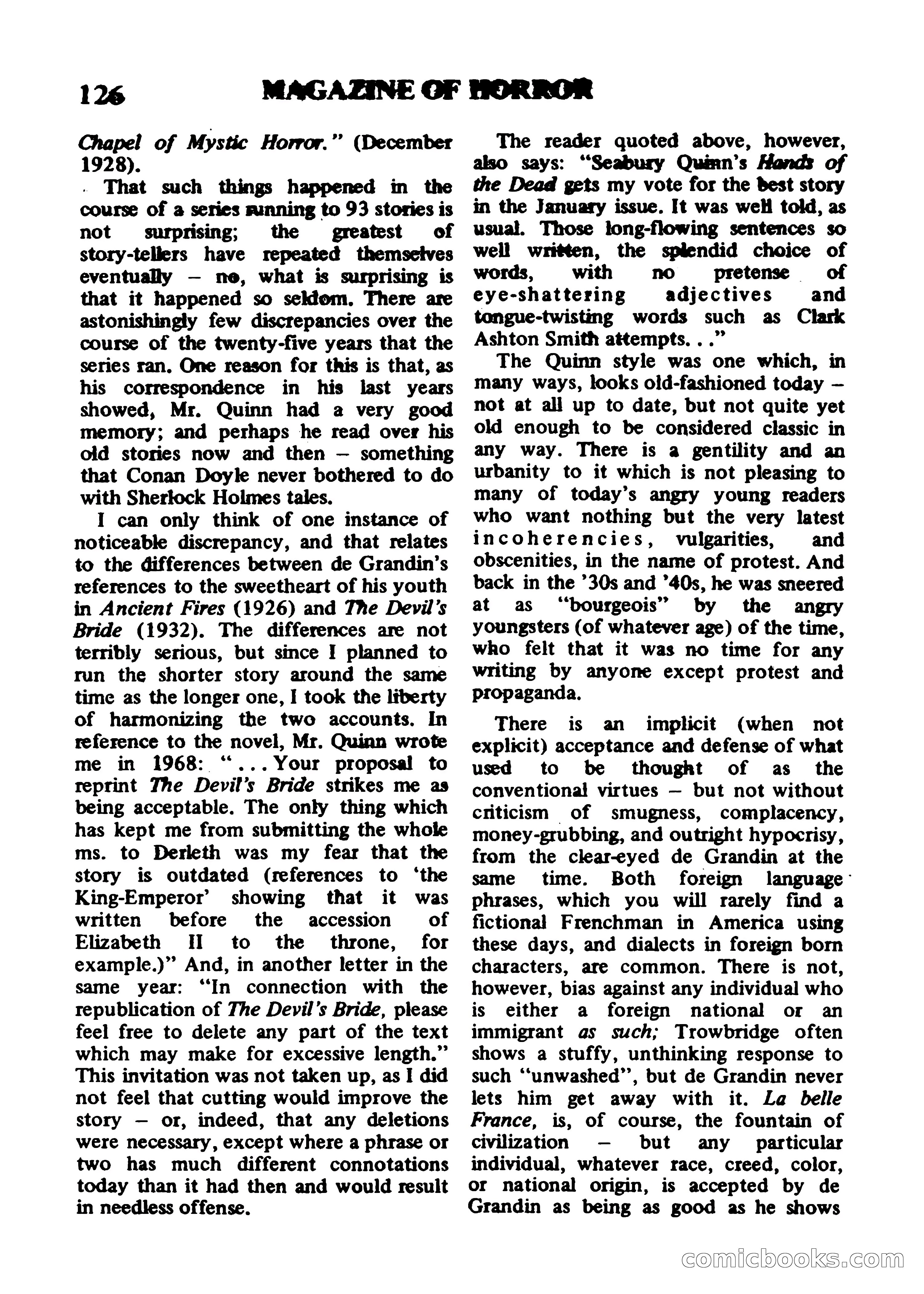 Magazine of Horror #34 — page 126 of 132