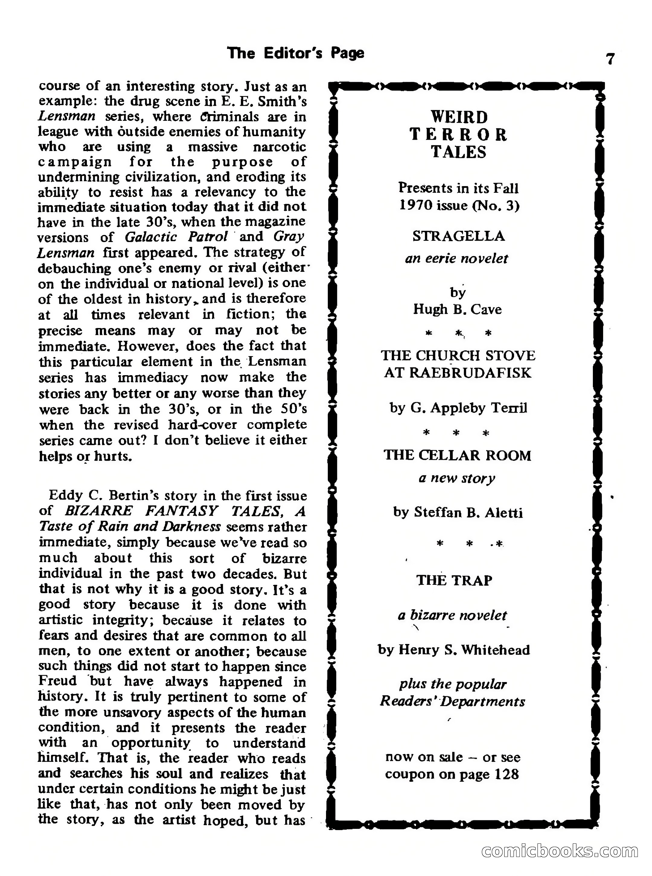 Magazine of Horror #35 — page 7 of 132