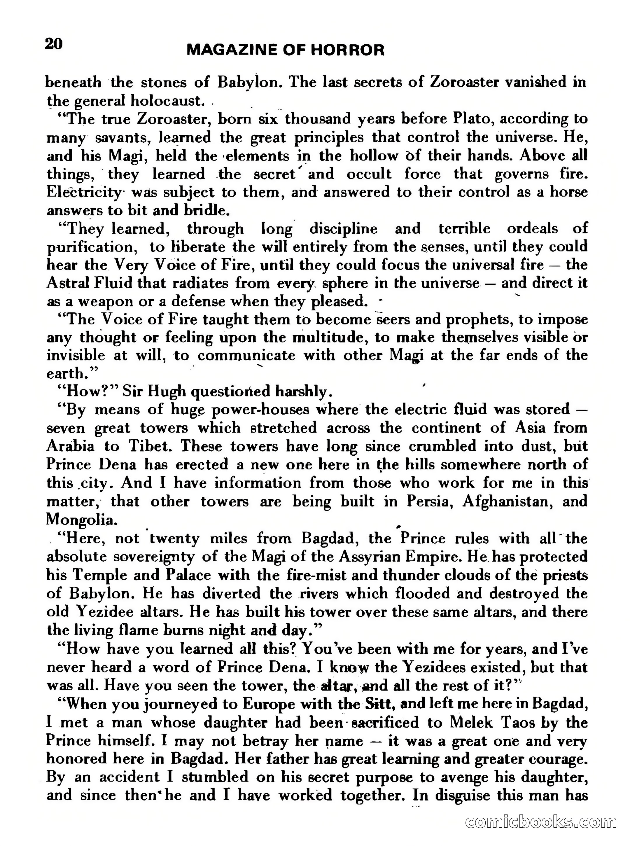 Magazine of Horror #35 — page 20 of 132