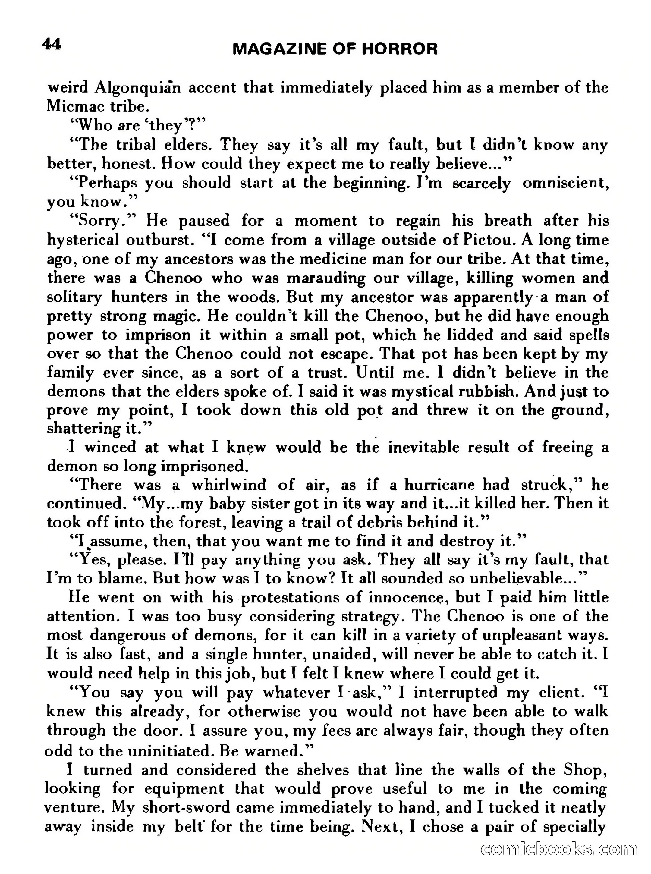 Magazine of Horror #35 — page 44 of 132
