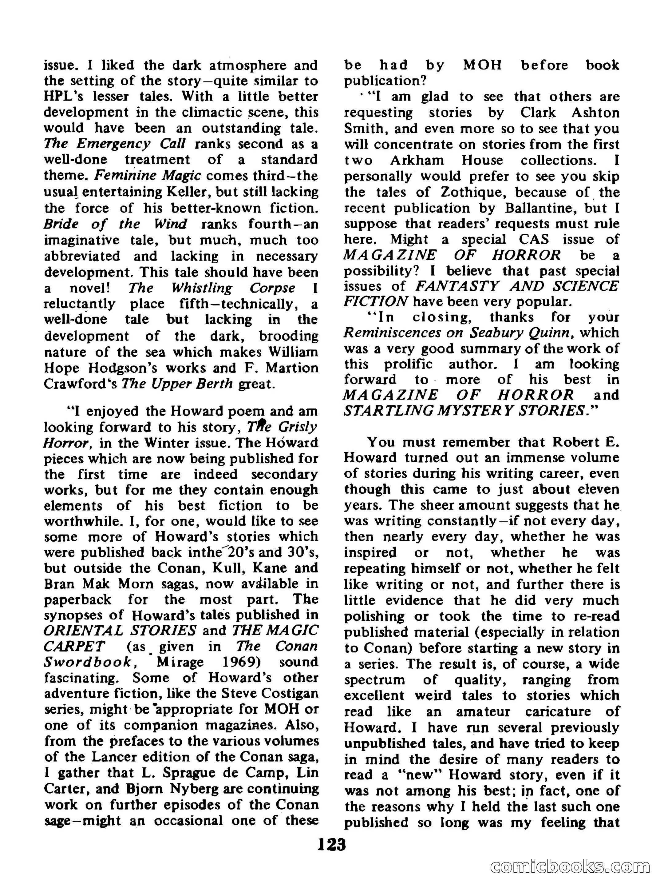 Magazine of Horror #35 — page 123 of 132