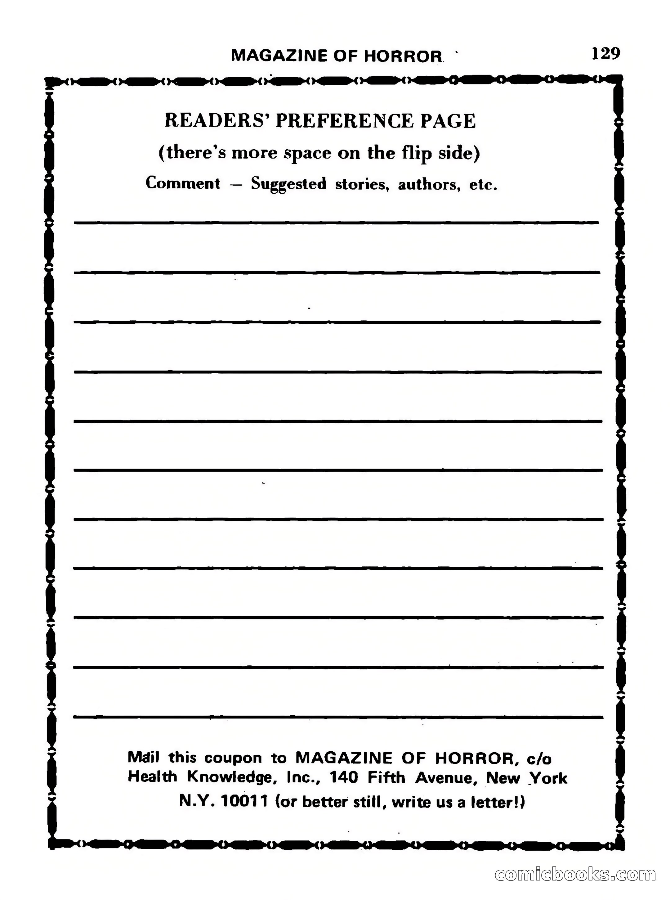 Magazine of Horror #35 — page 129 of 132