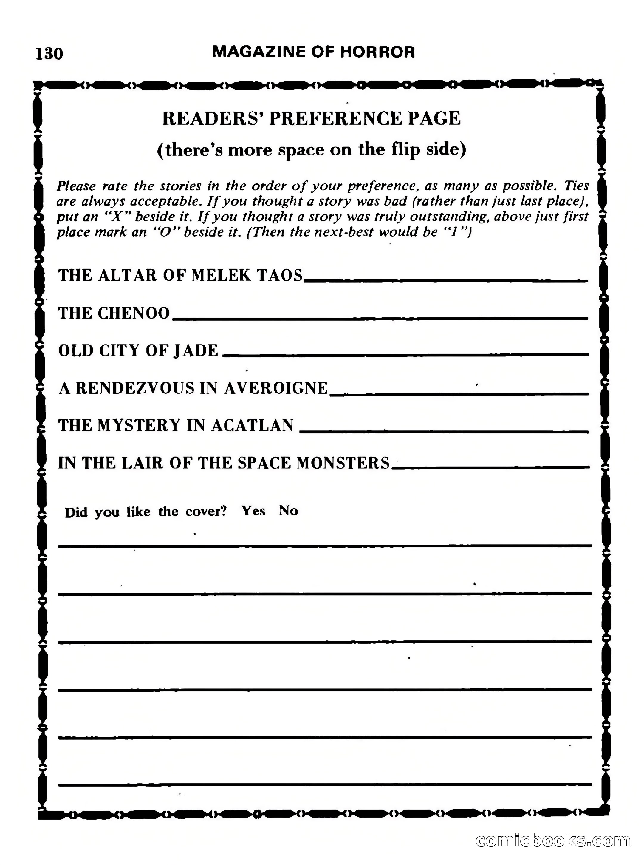 Magazine of Horror #35 — page 130 of 132