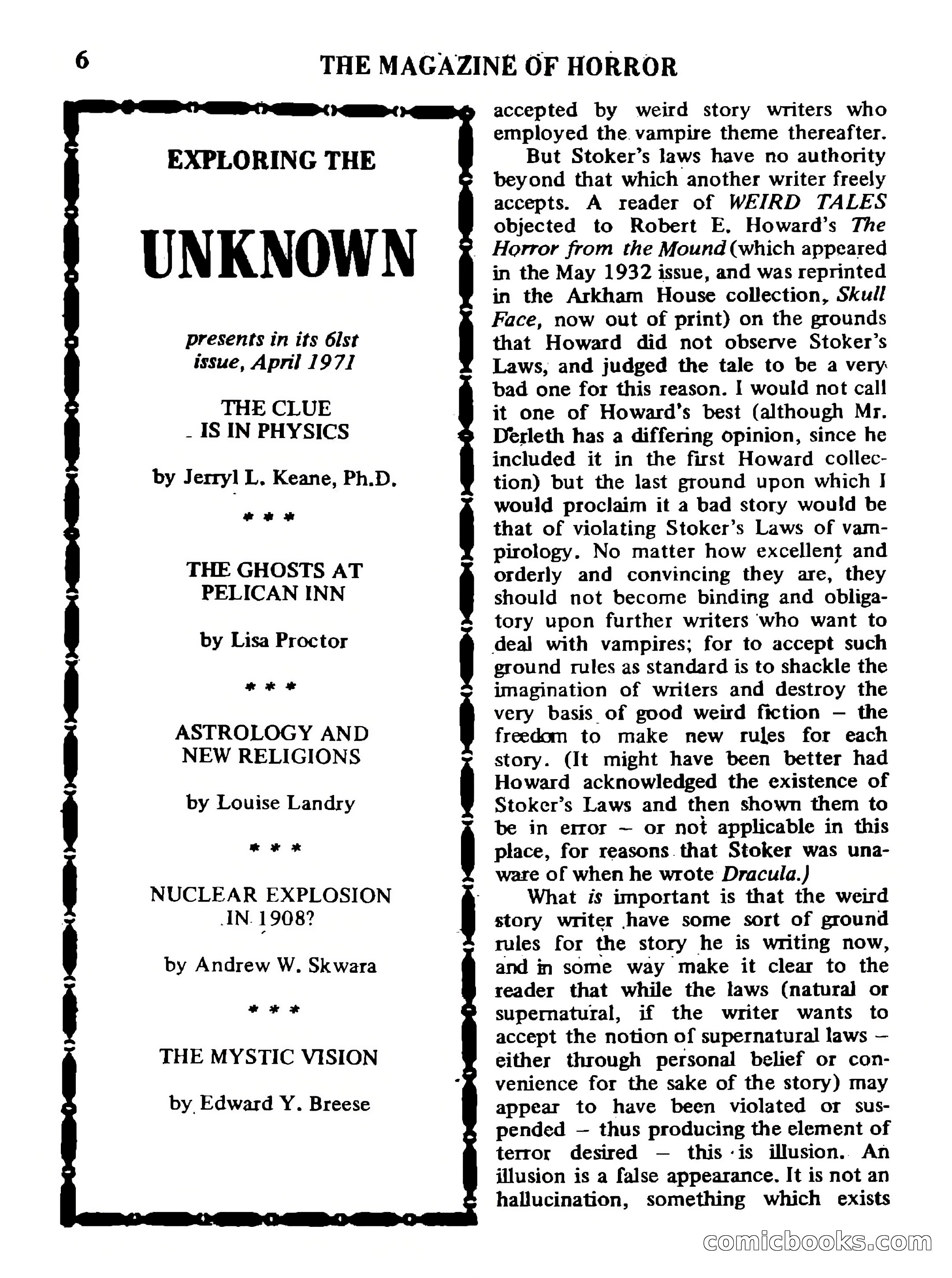 Magazine of Horror No. 36 — page 6 of 132