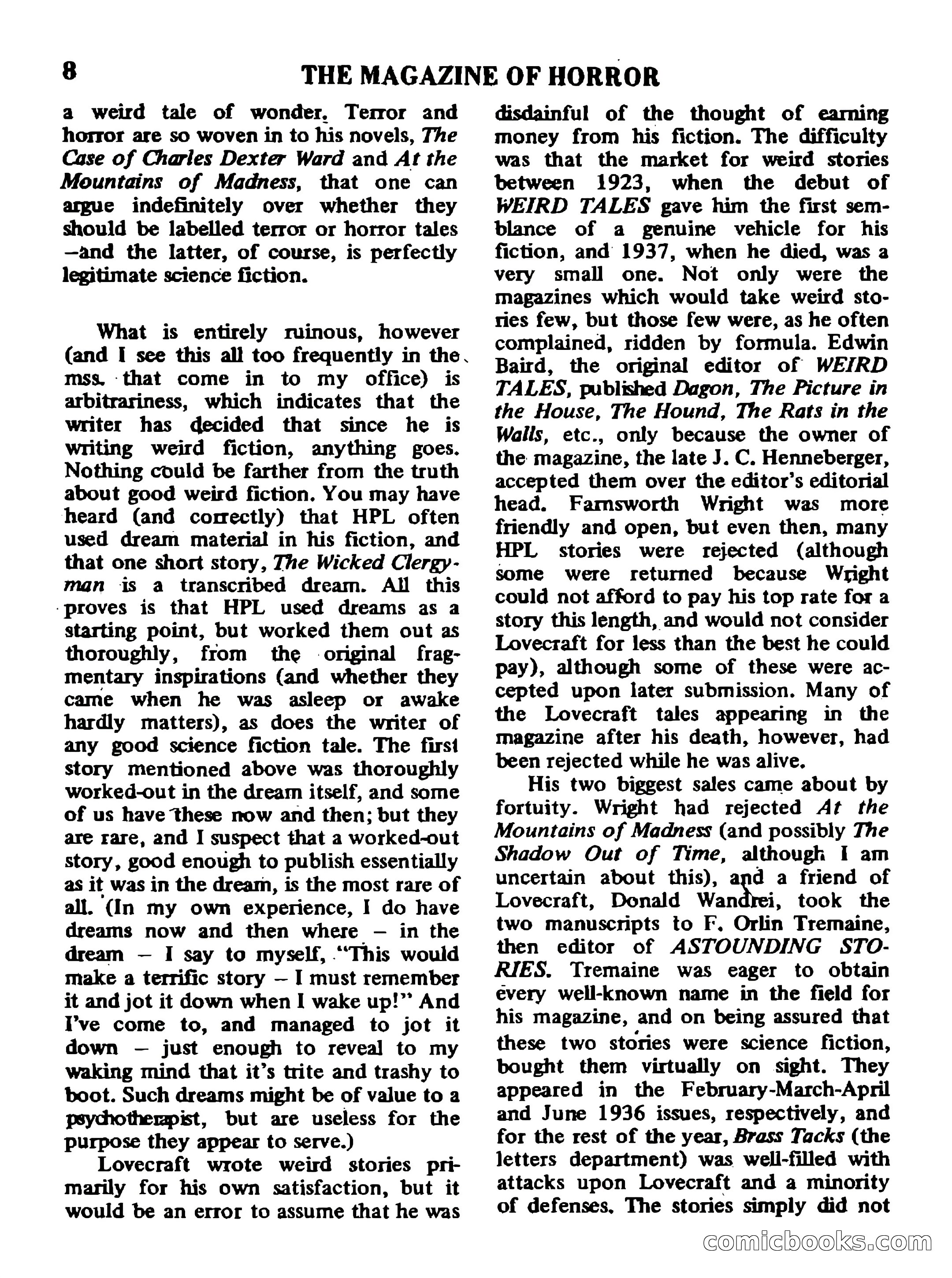 Magazine of Horror No. 36 — page 8 of 132