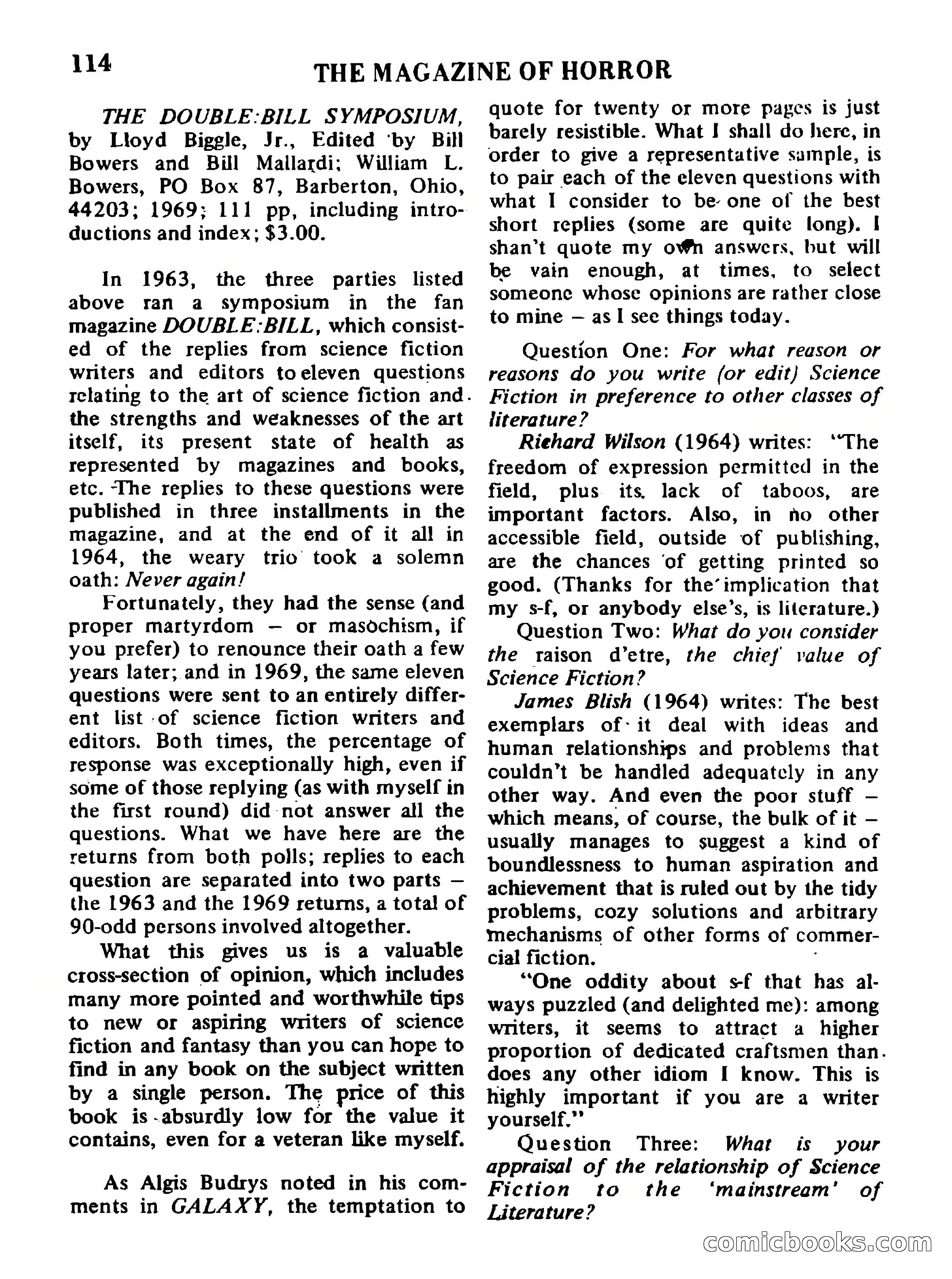 Magazine of Horror No. 36 — page 114 of 132