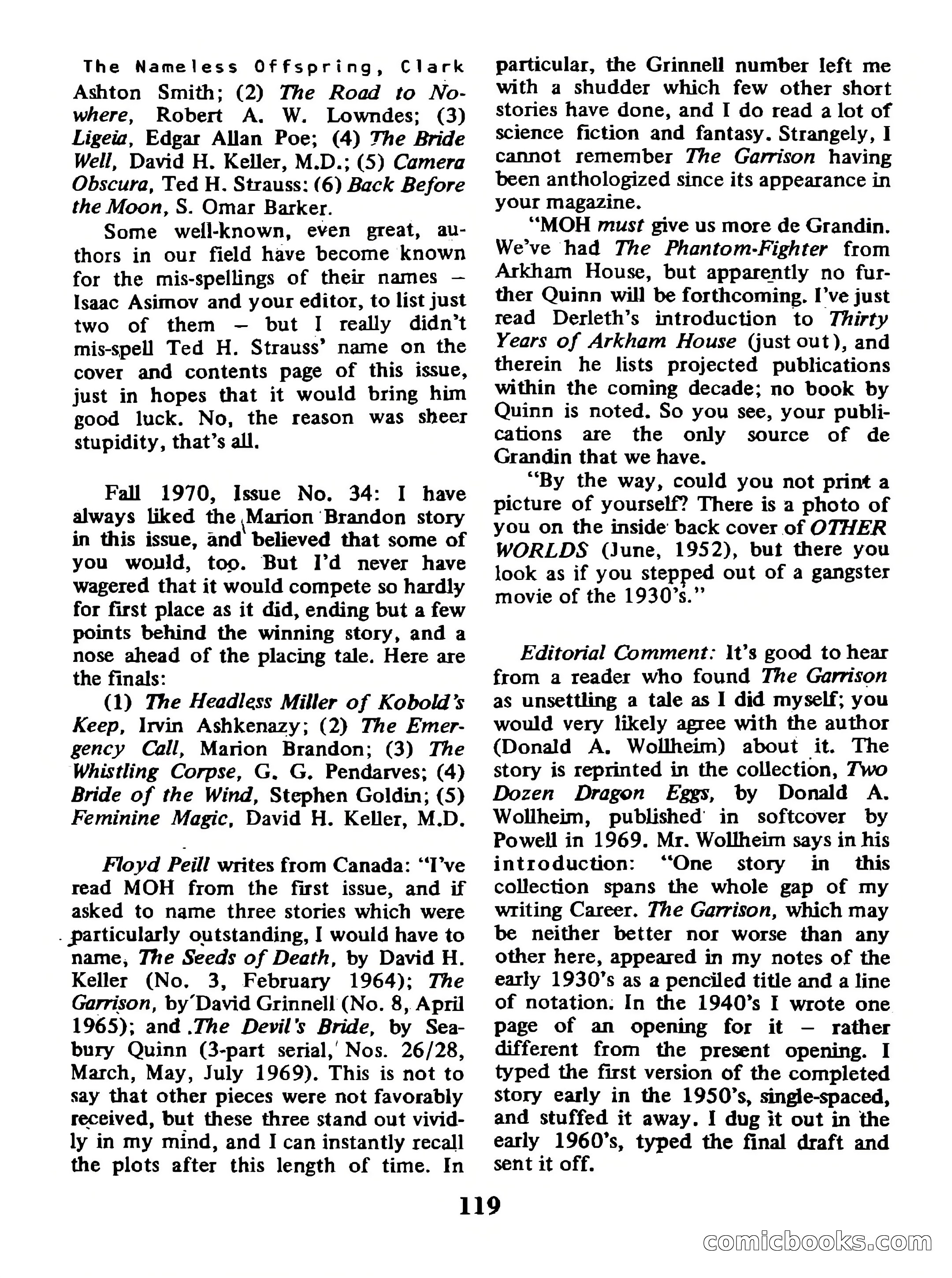 Magazine of Horror No. 36 — page 119 of 132