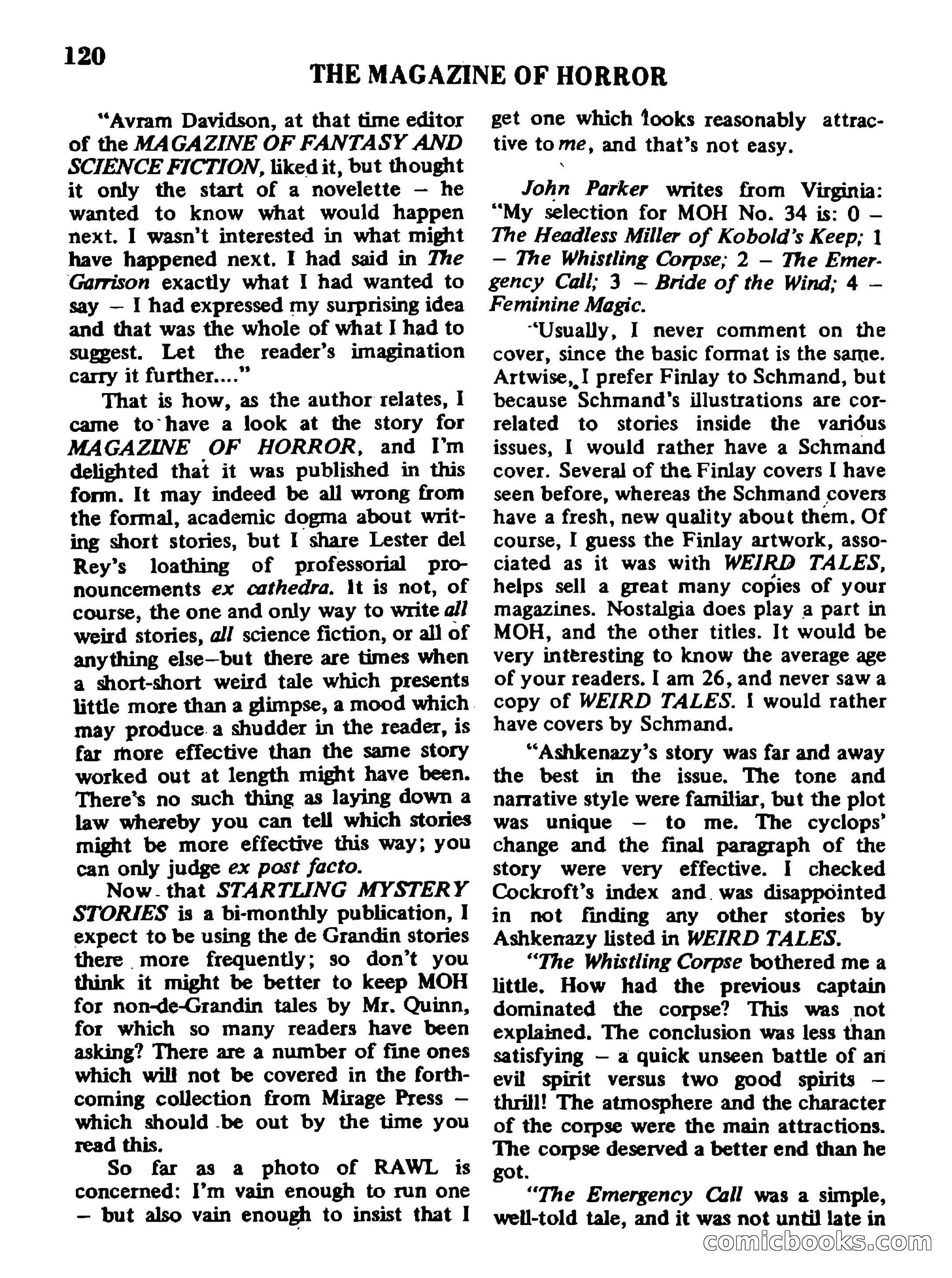 Magazine of Horror No. 36 — page 120 of 132