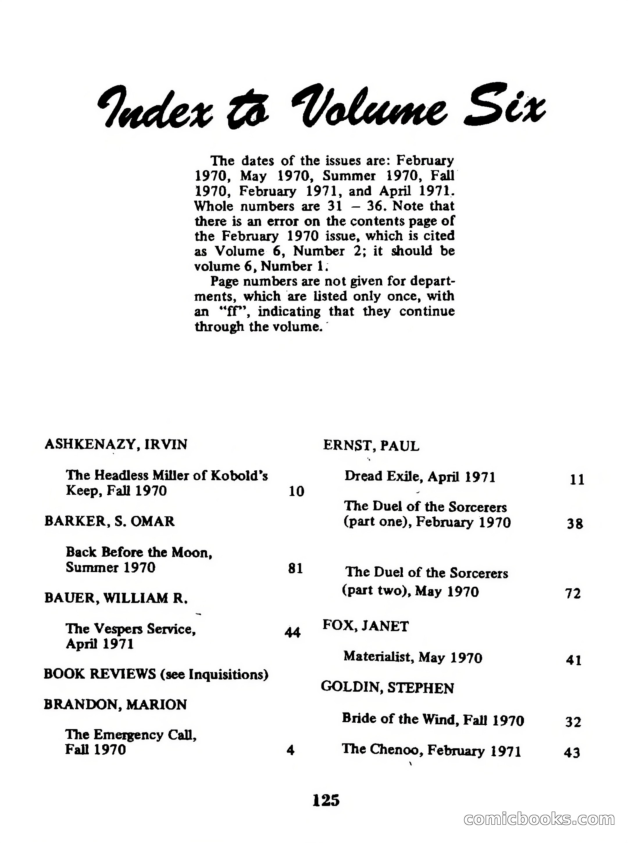 Magazine of Horror No. 36 — page 125 of 132