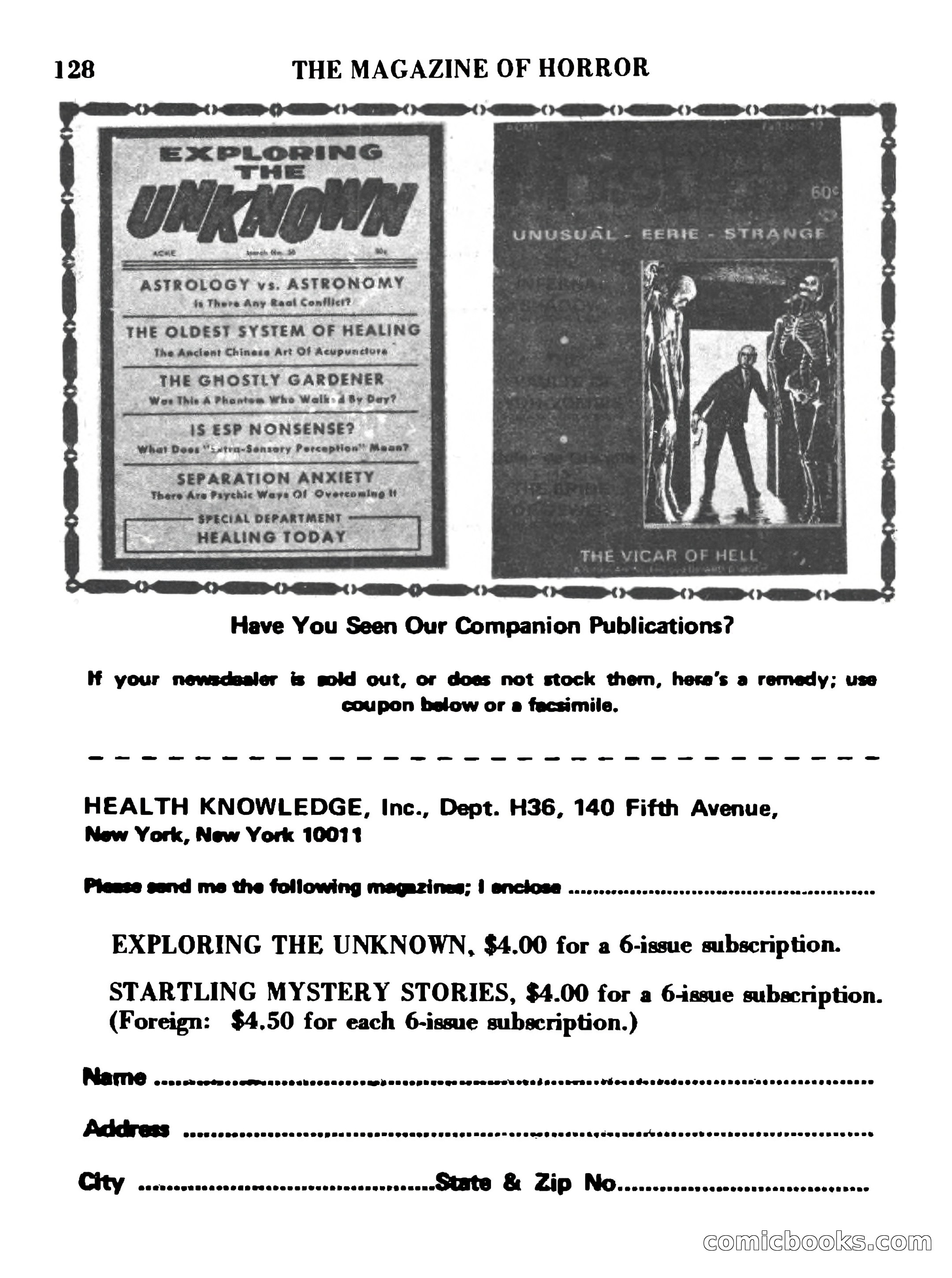 Magazine of Horror No. 36 — page 128 of 132
