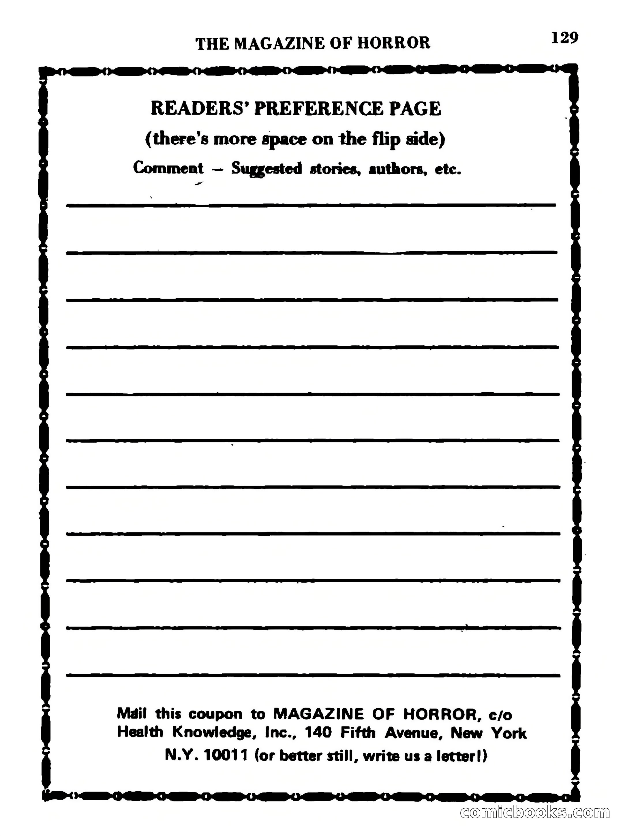 Magazine of Horror No. 36 — page 129 of 132