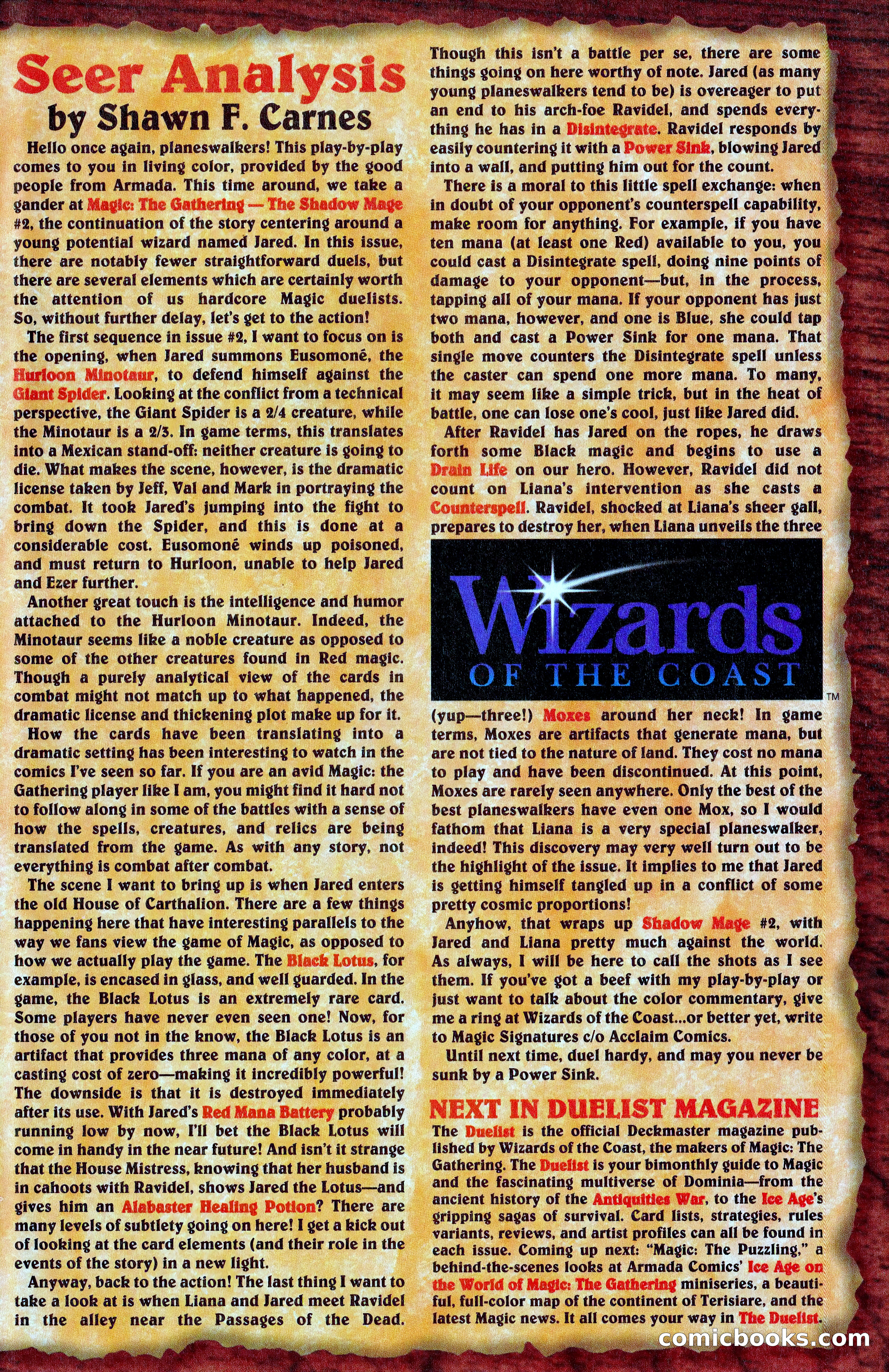 Magic: The Gathering: The Shadow Mage #2 — page 31 of 36