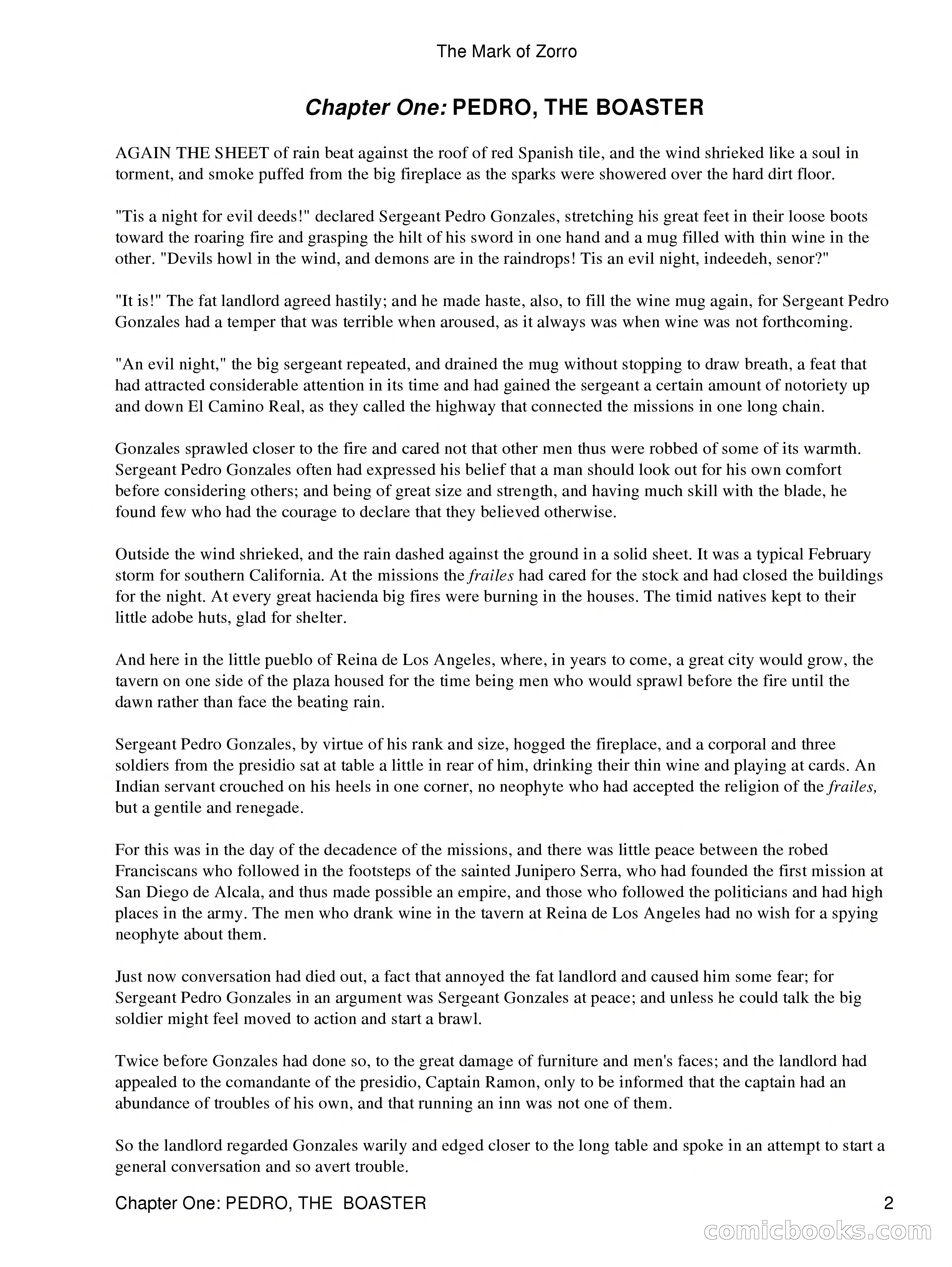 The Mark of Zorro — page 4 of 136