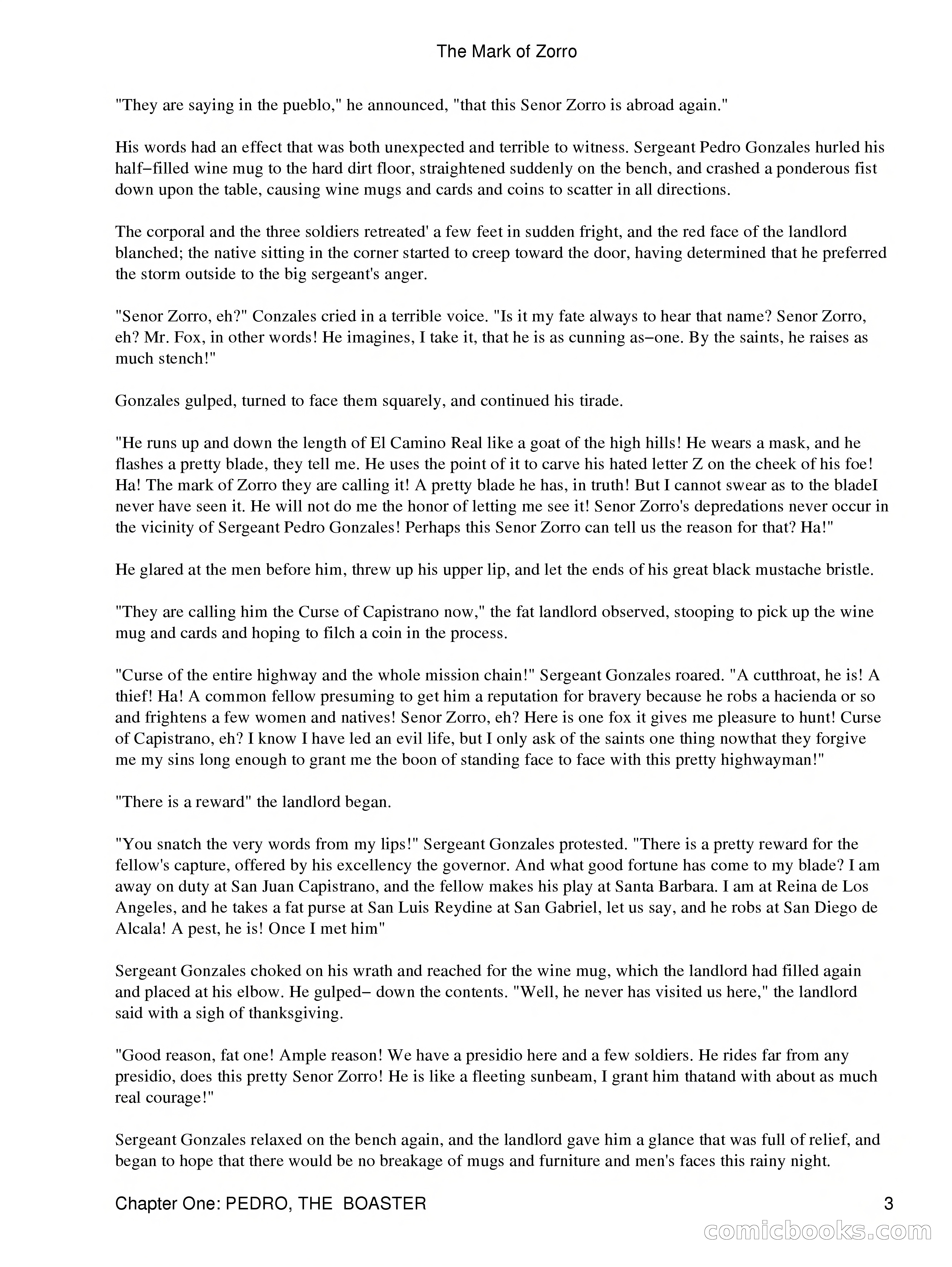 The Mark of Zorro — page 5 of 136