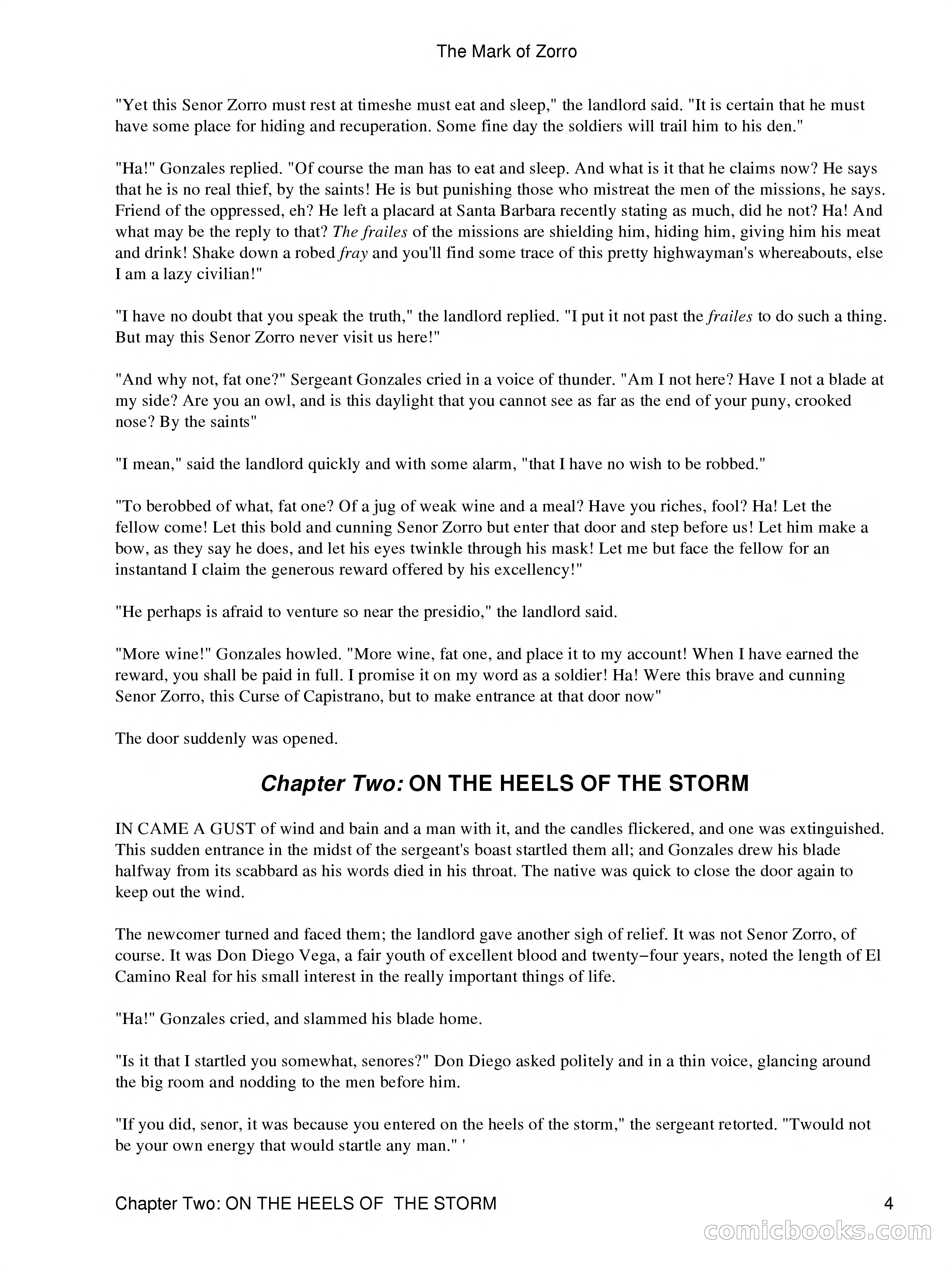 The Mark of Zorro — page 6 of 136