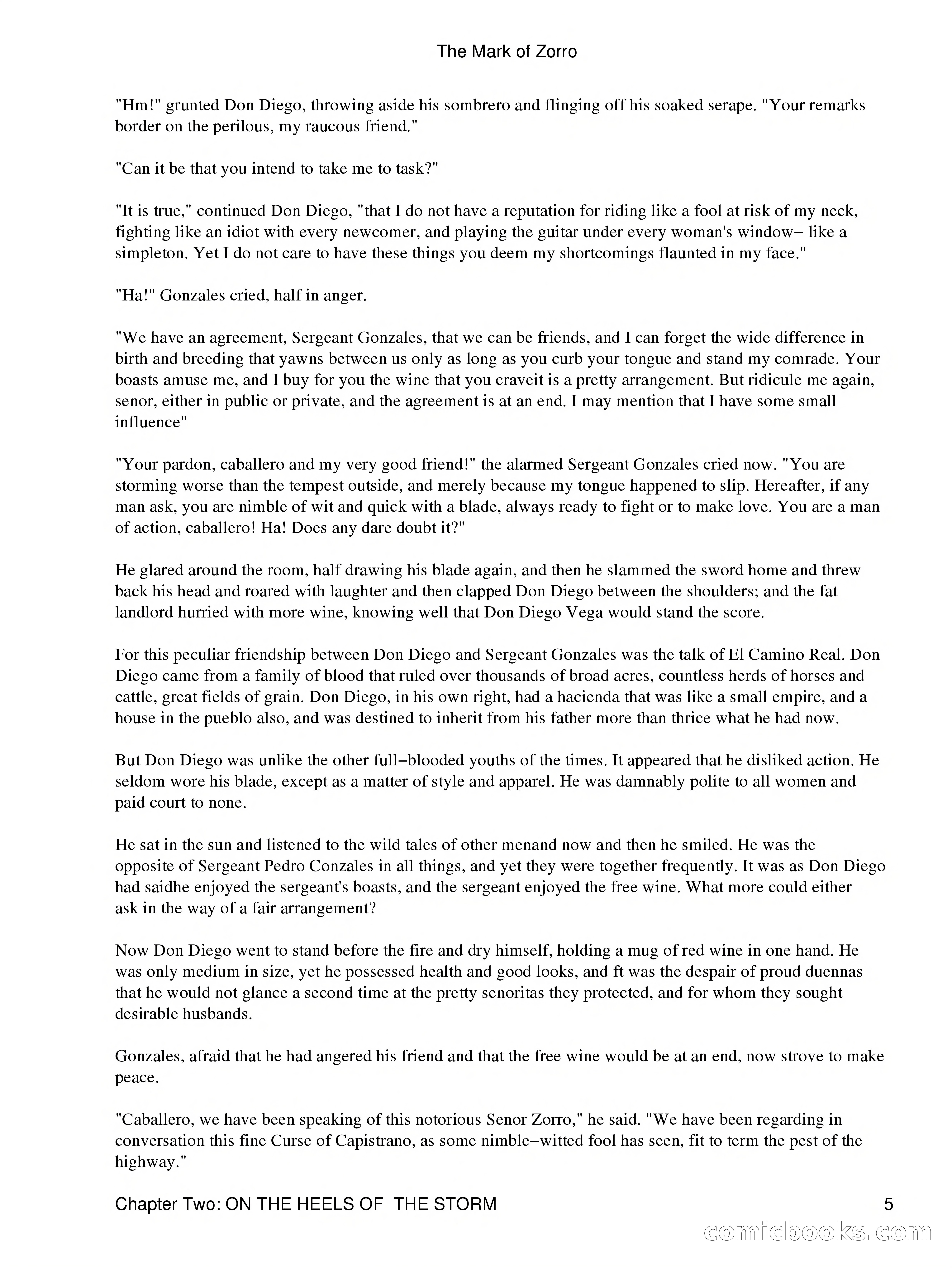 The Mark of Zorro — page 7 of 136