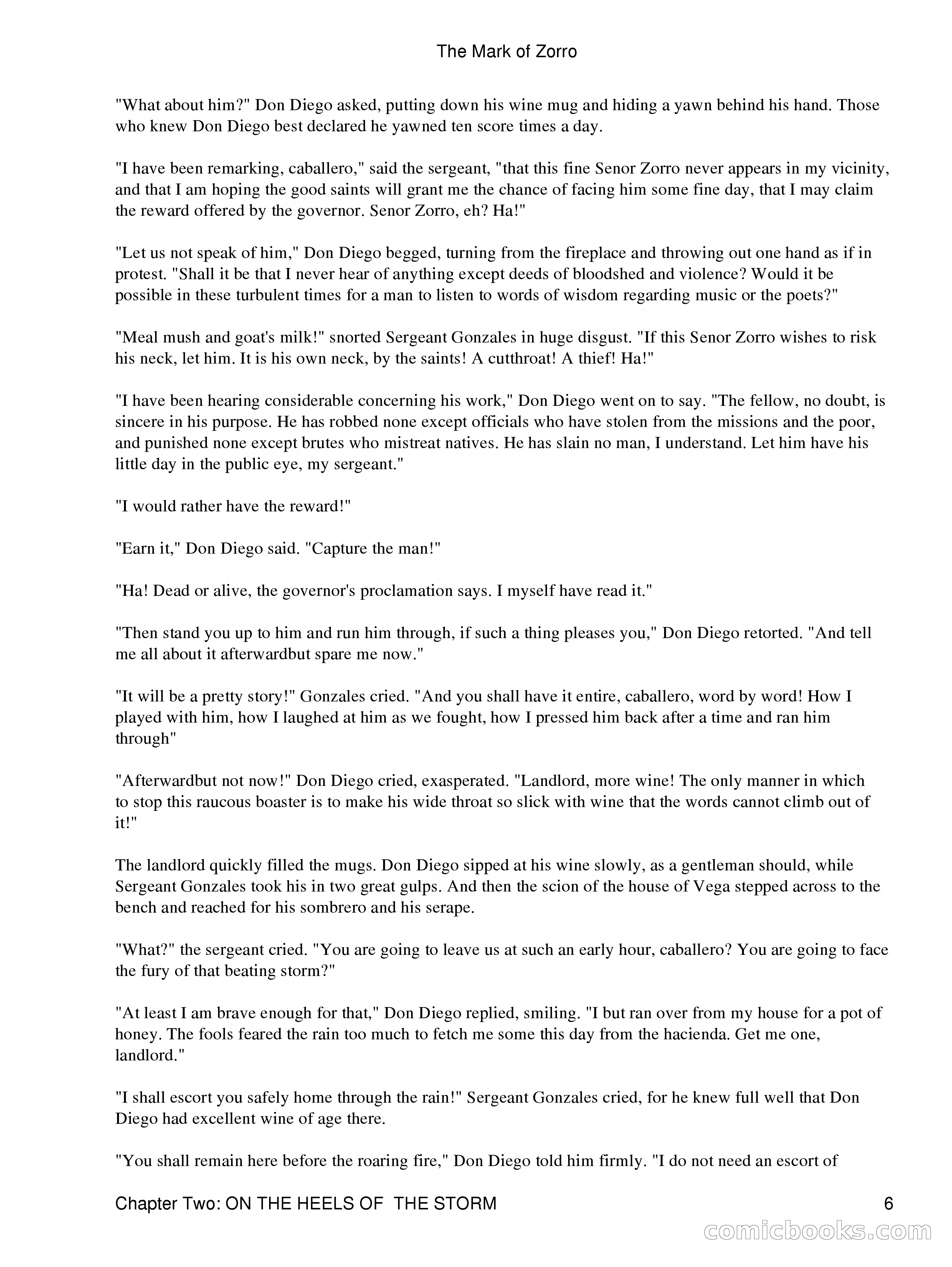 The Mark of Zorro — page 8 of 136