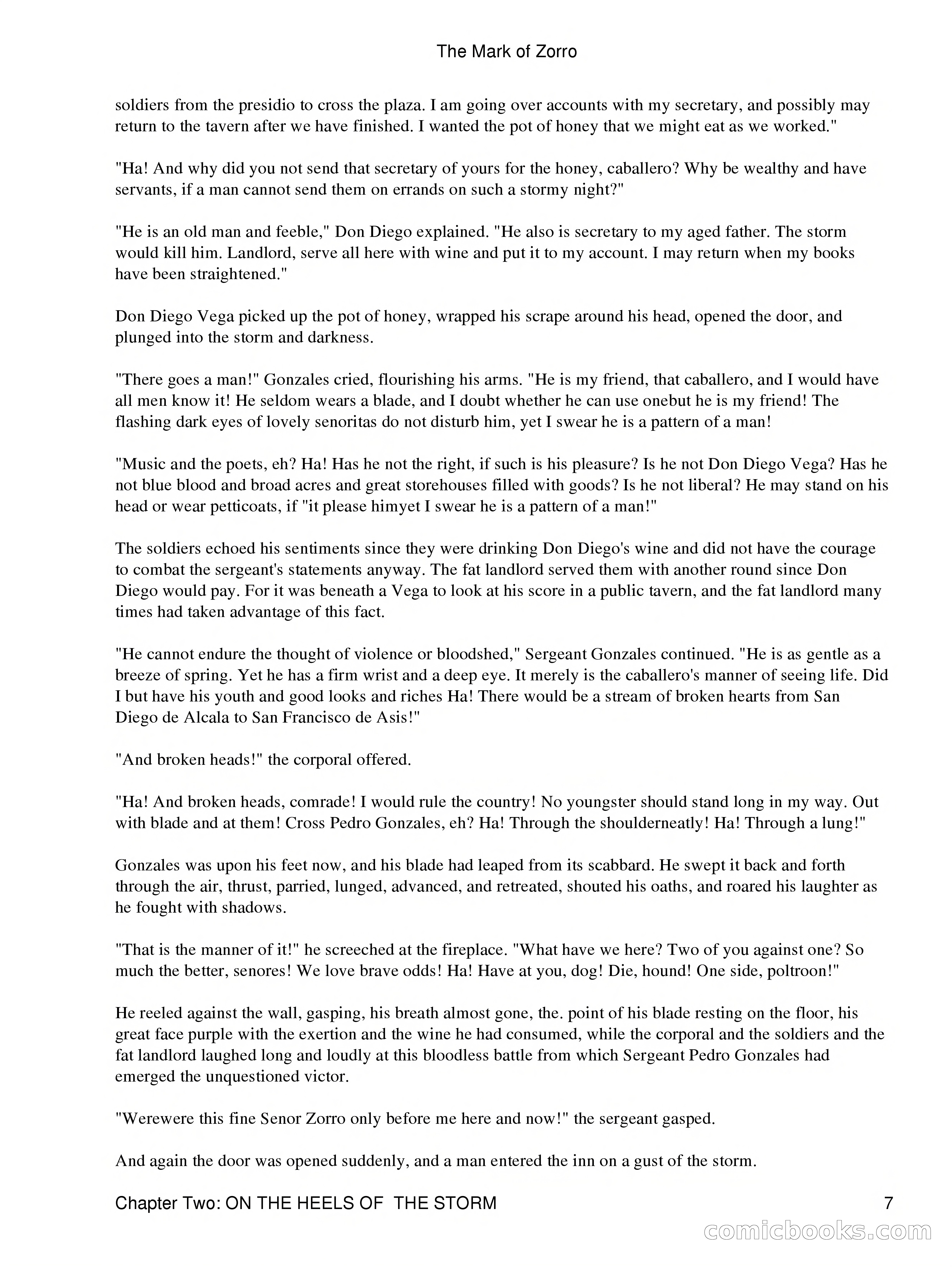 The Mark of Zorro — page 9 of 136