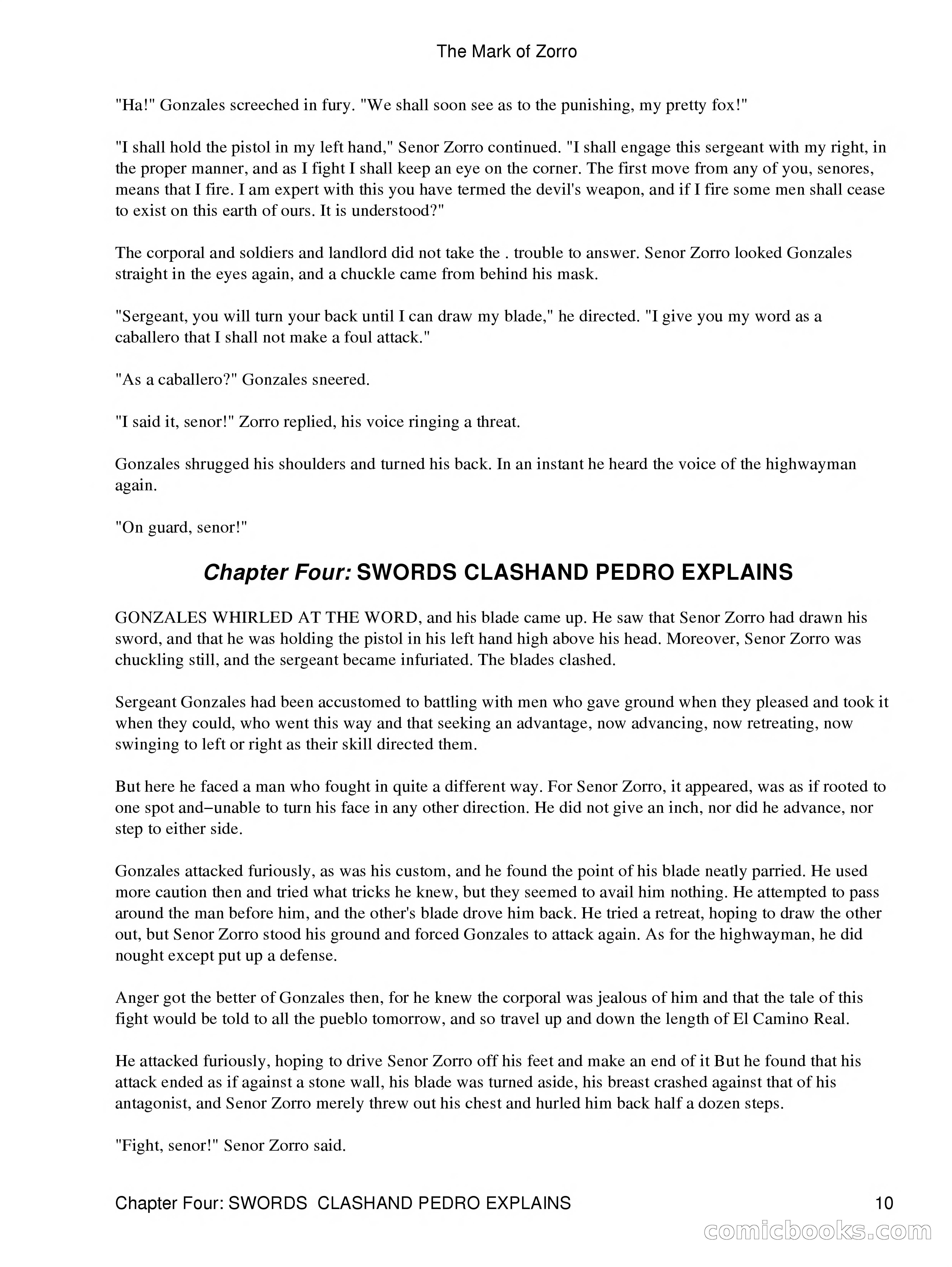The Mark of Zorro — page 12 of 136