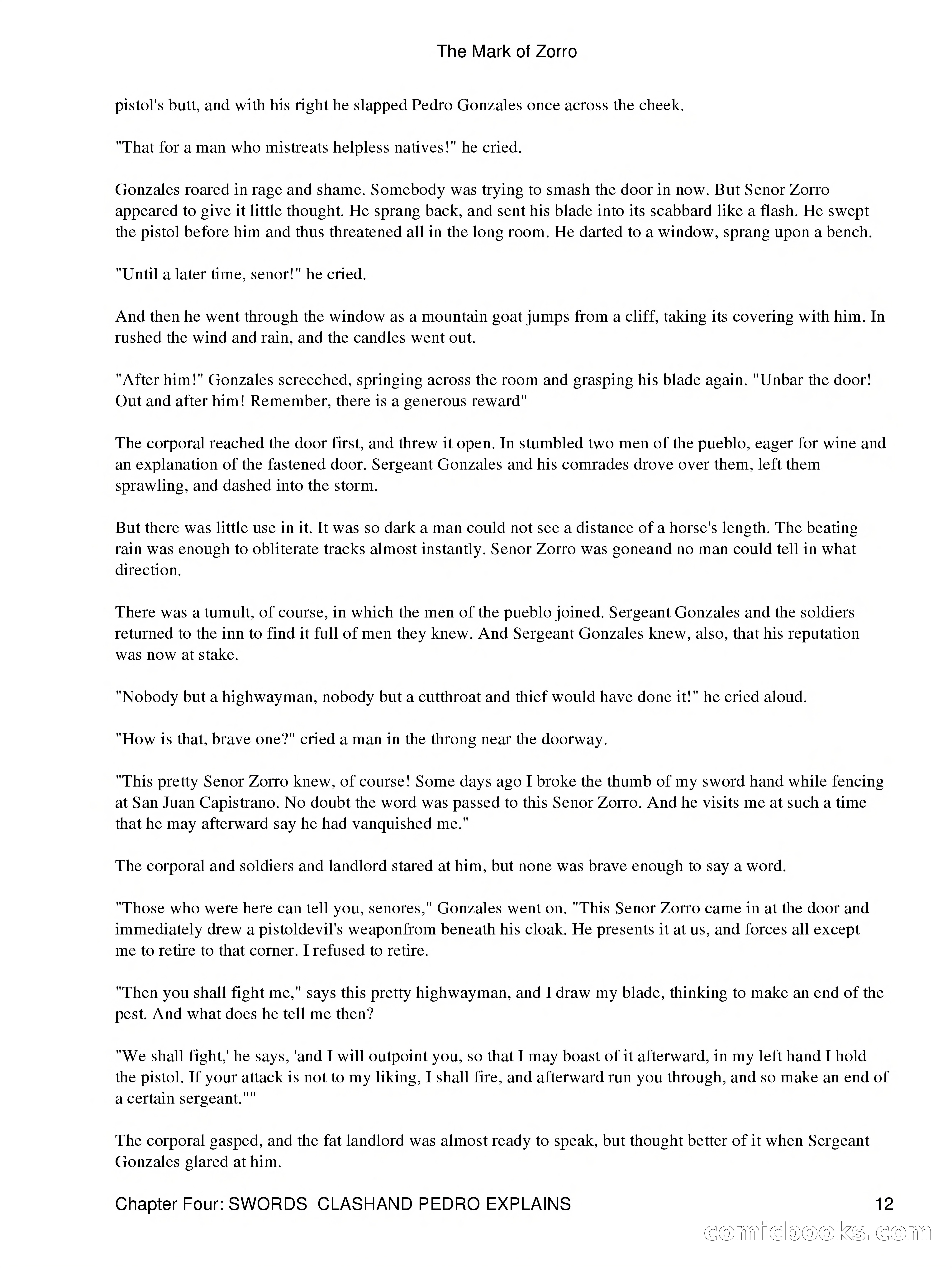 The Mark of Zorro — page 14 of 136