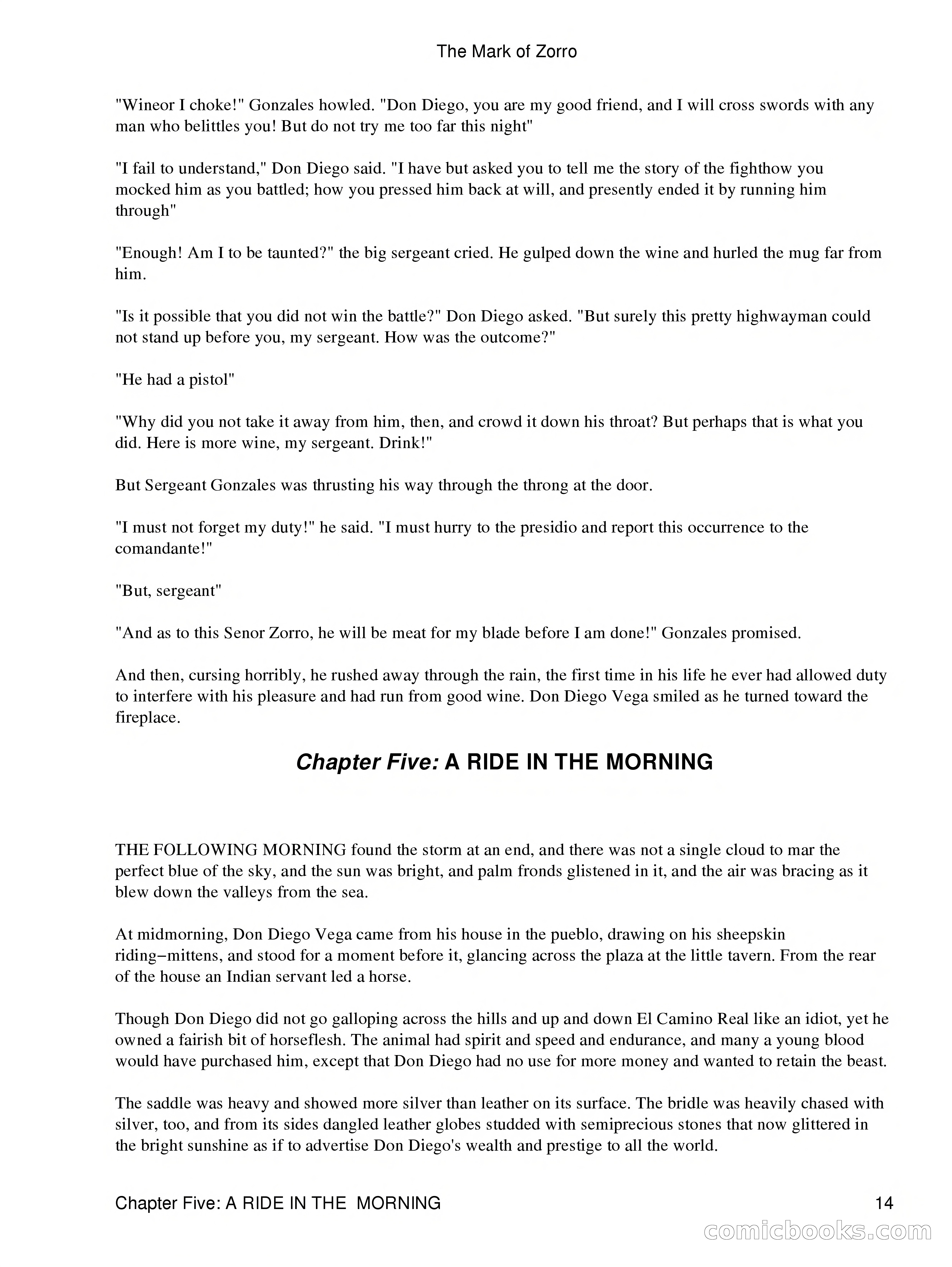 The Mark of Zorro — page 16 of 136