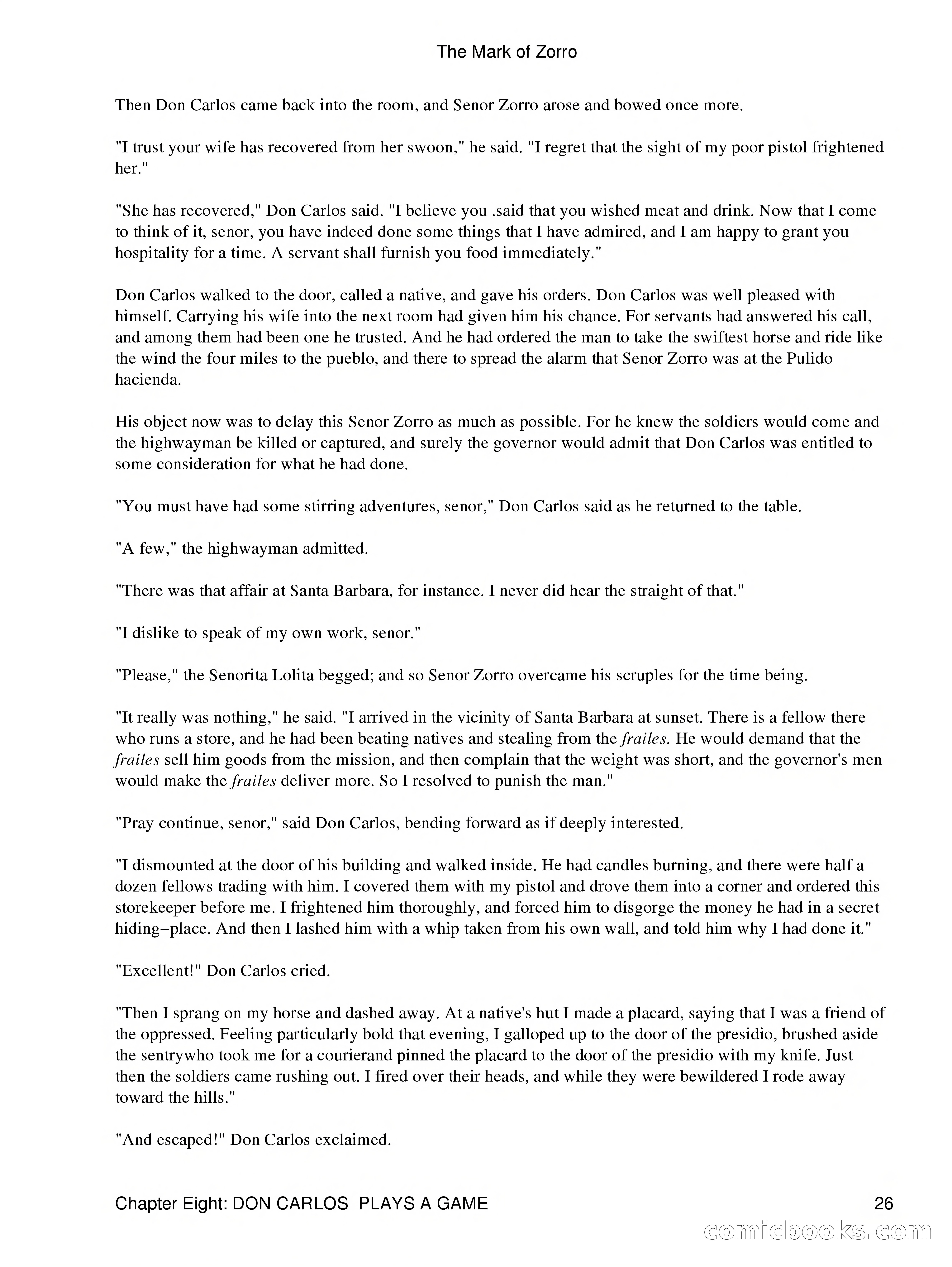 The Mark of Zorro — page 28 of 136