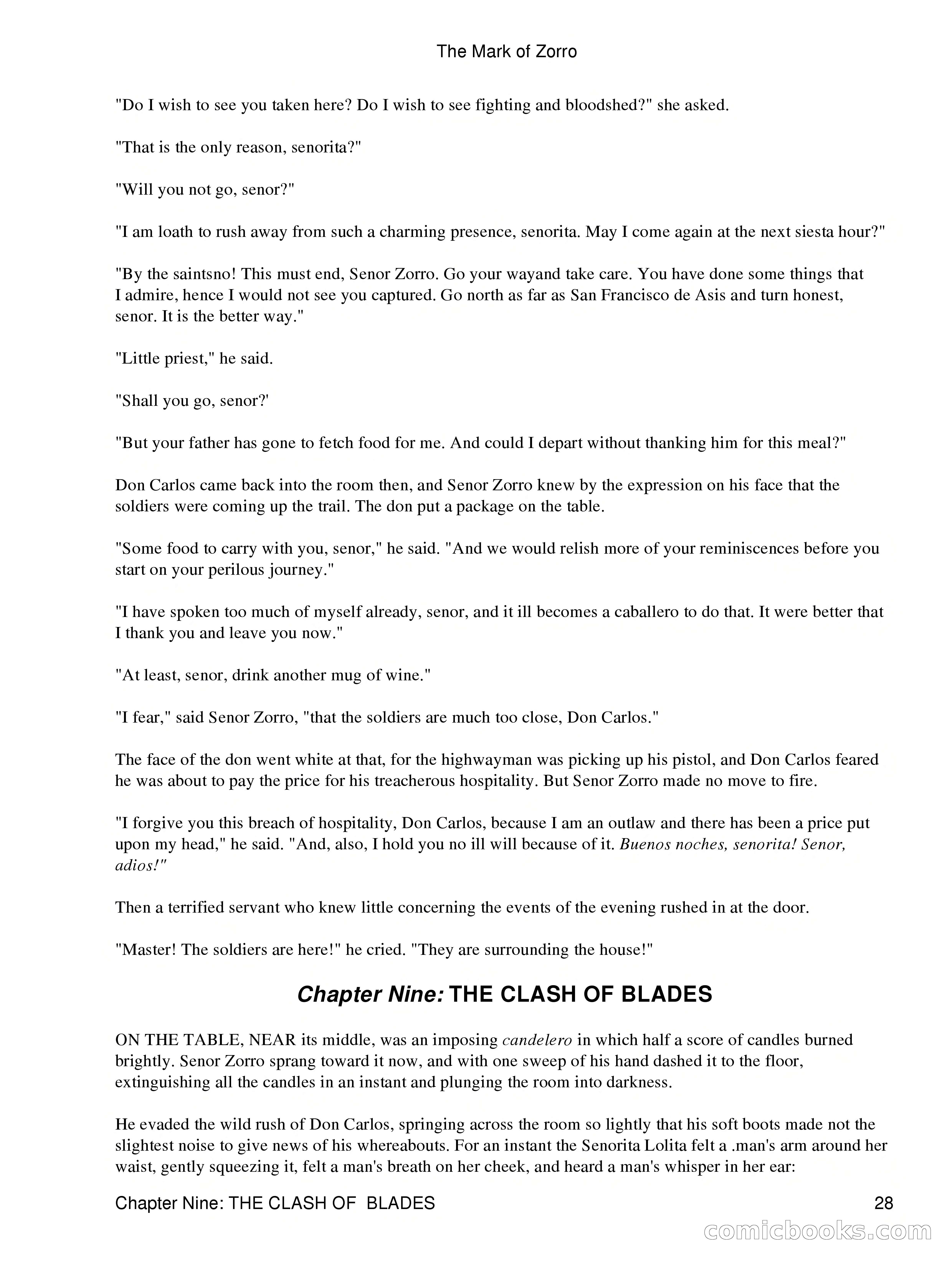 The Mark of Zorro — page 30 of 136