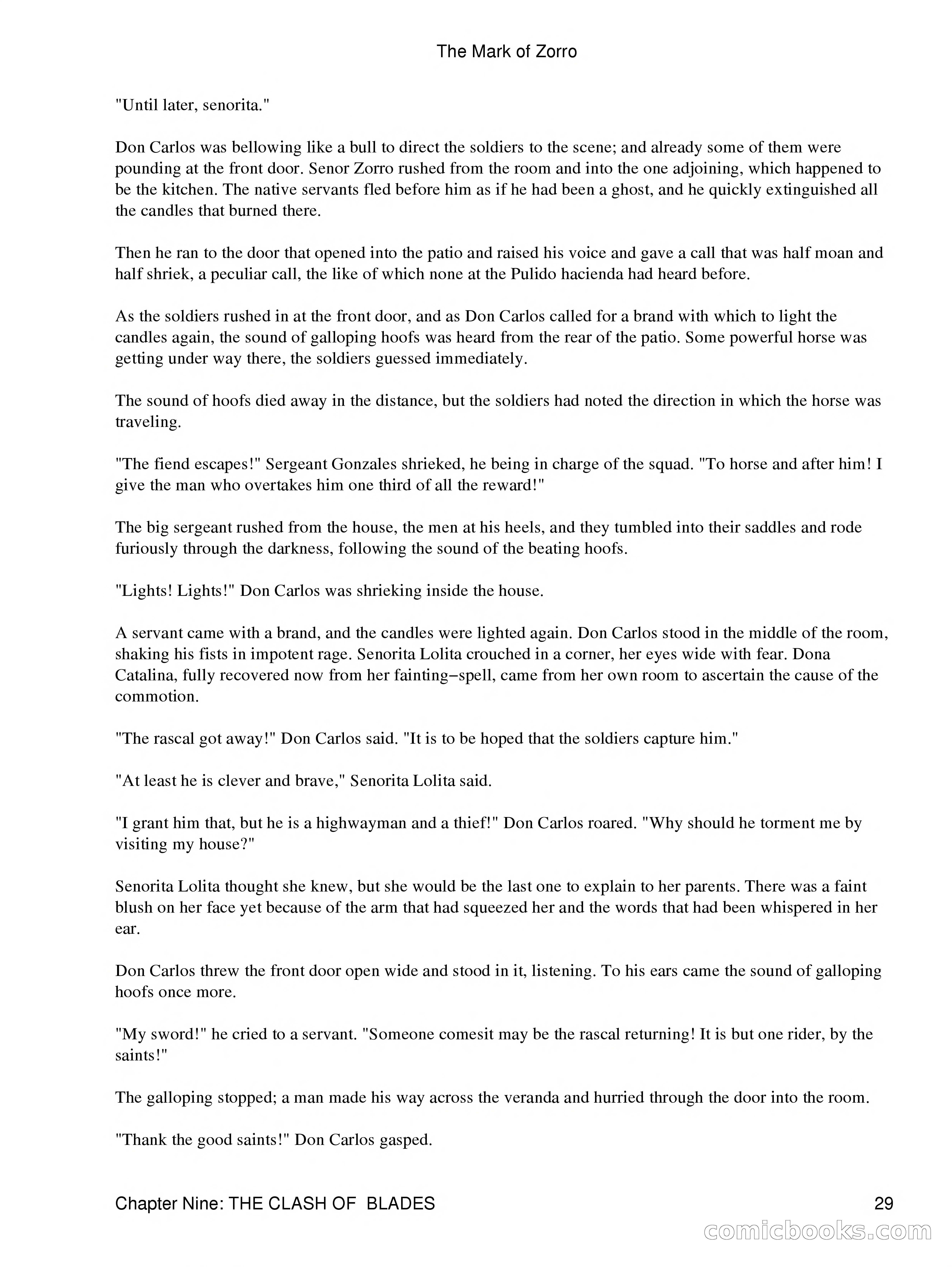The Mark of Zorro — page 31 of 136
