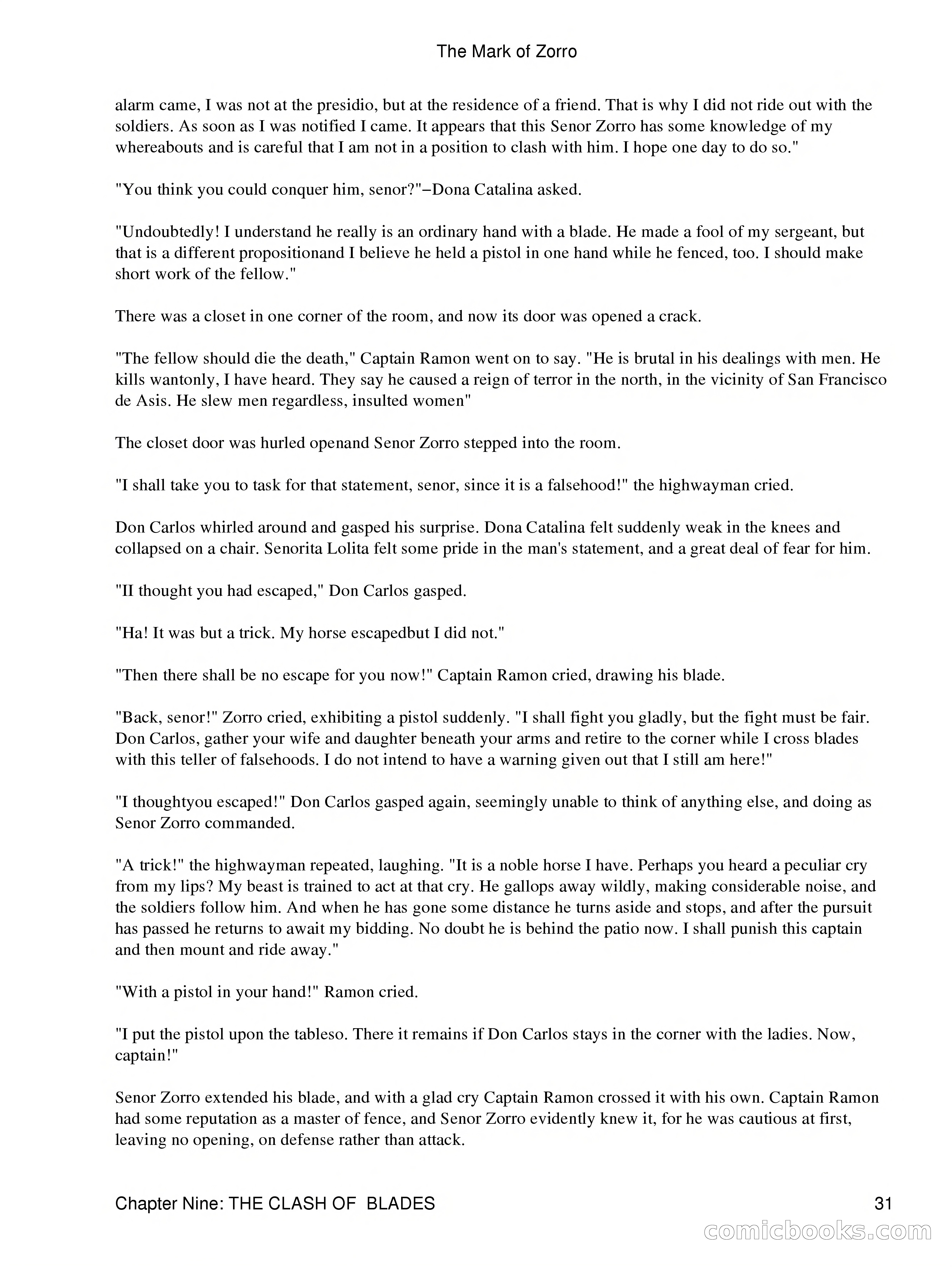 The Mark of Zorro — page 33 of 136