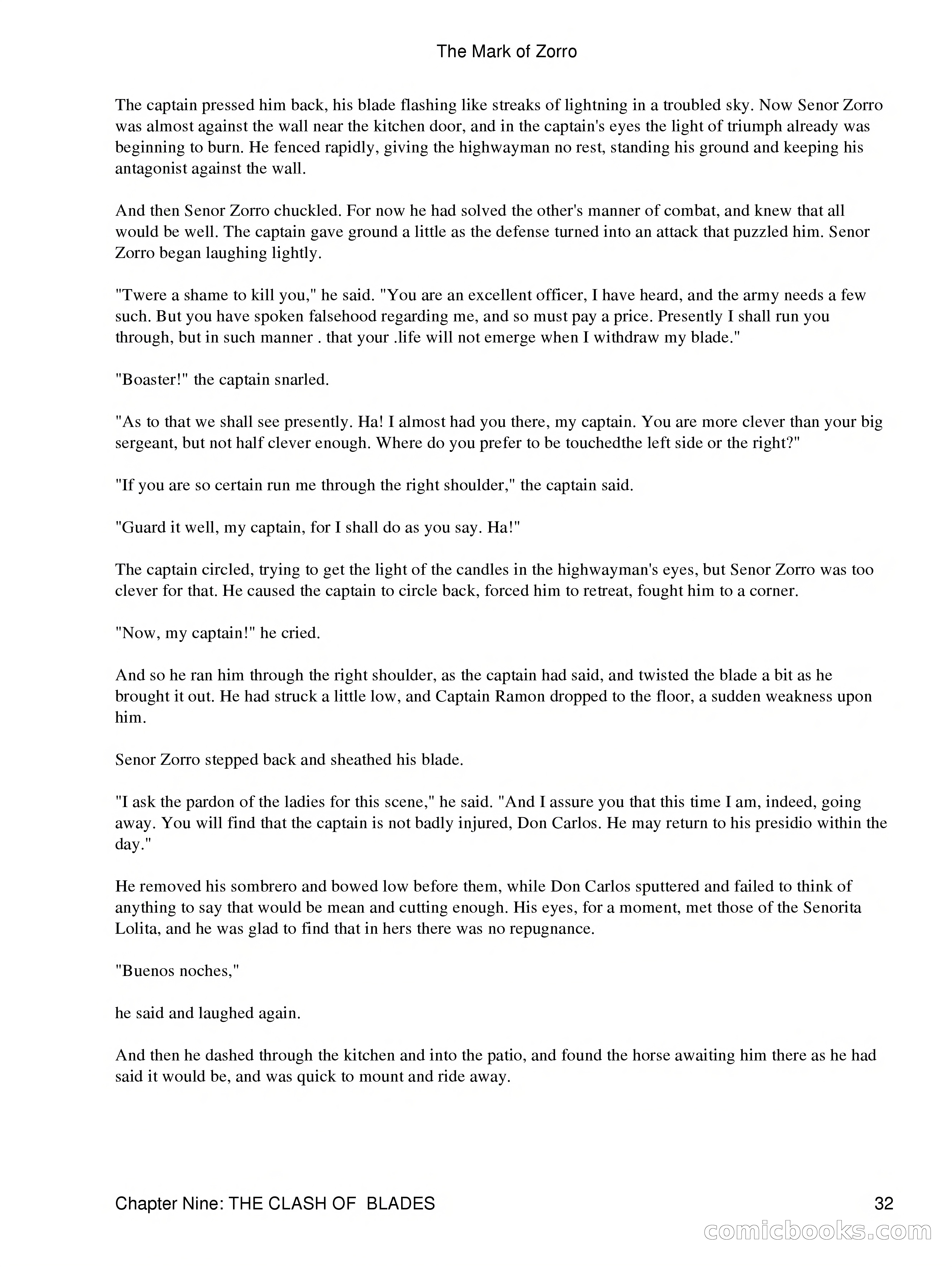 The Mark of Zorro — page 34 of 136