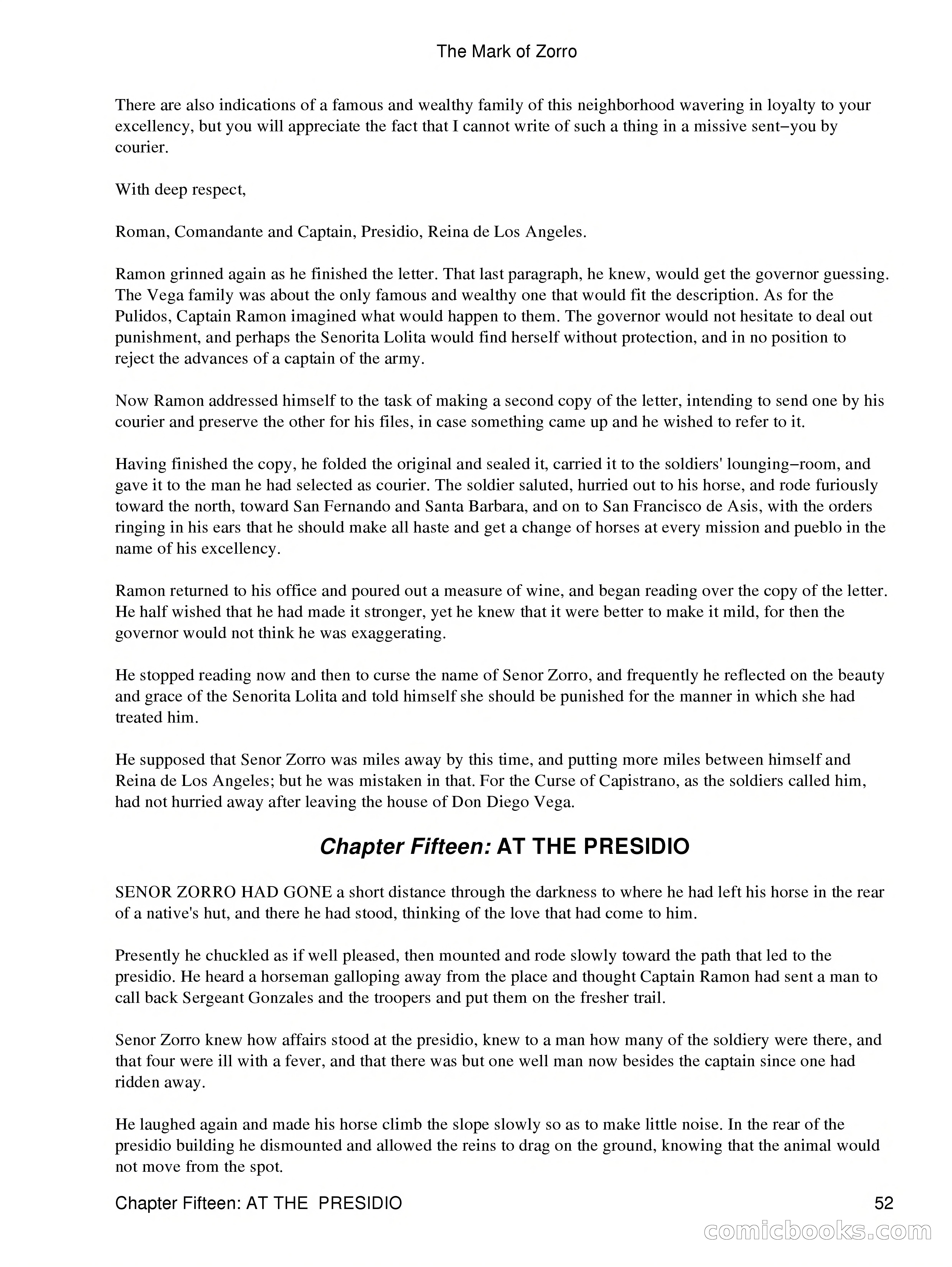 The Mark of Zorro — page 54 of 136