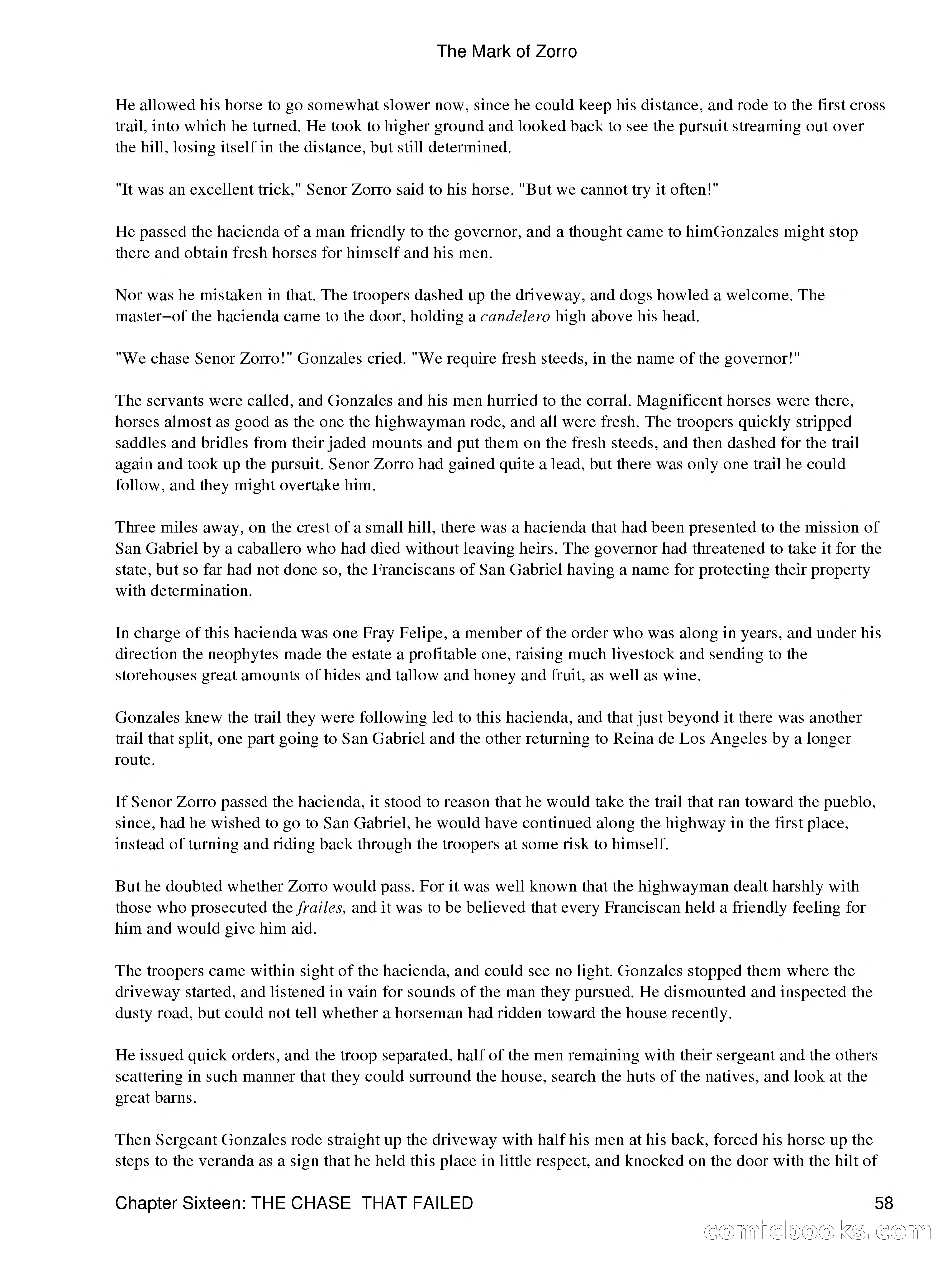 The Mark of Zorro — page 60 of 136
