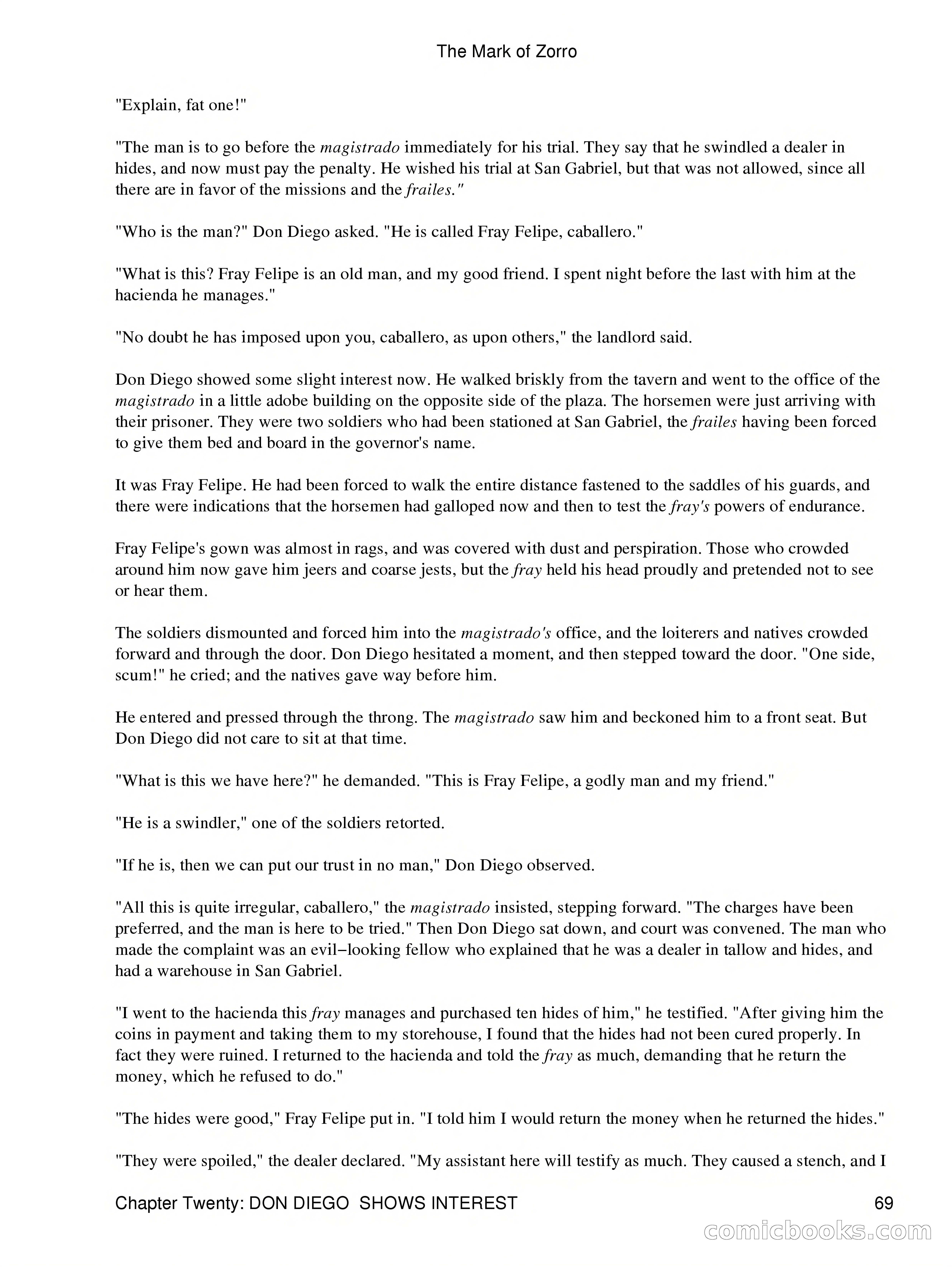 The Mark of Zorro — page 71 of 136