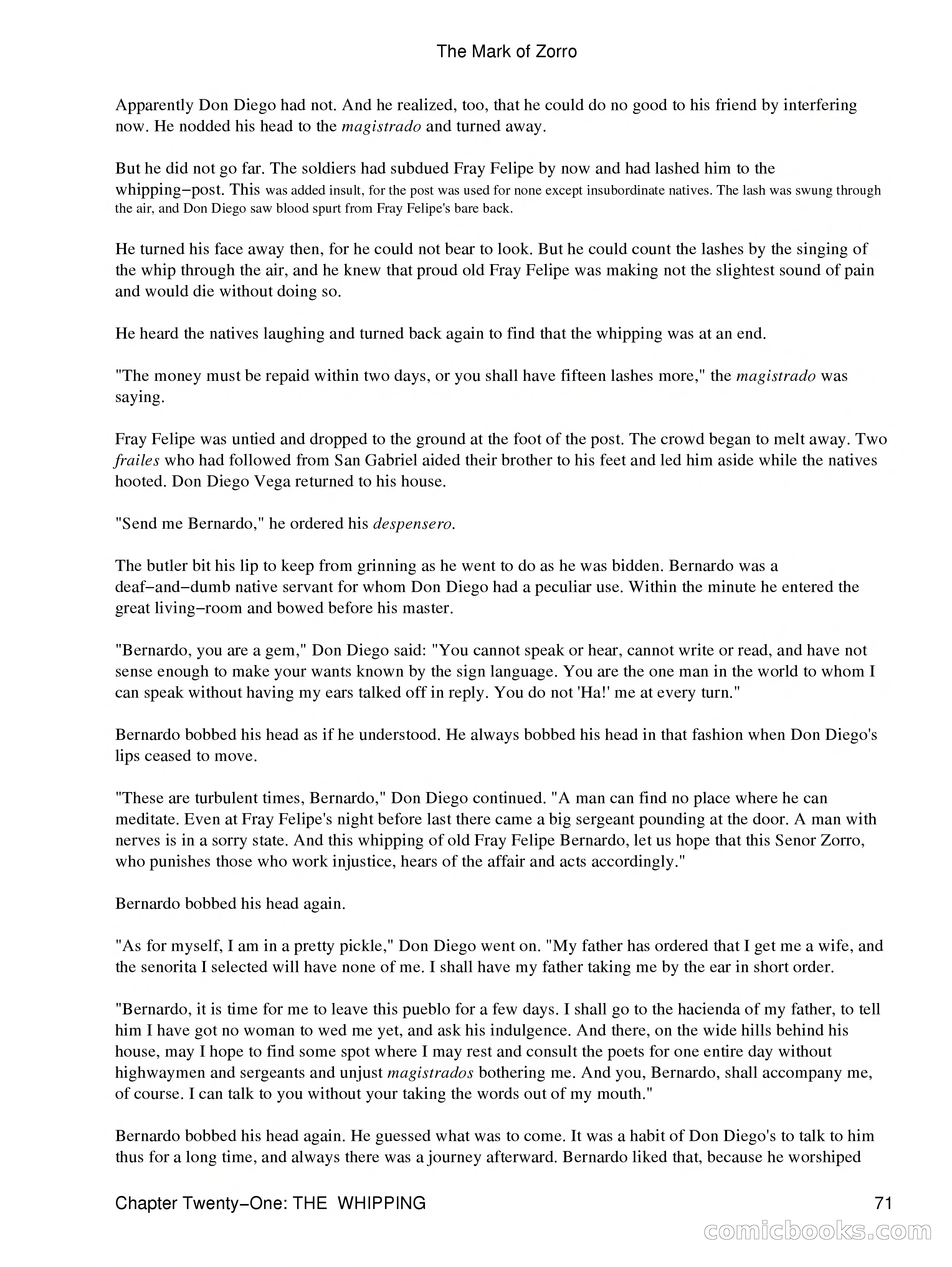 The Mark of Zorro — page 73 of 136