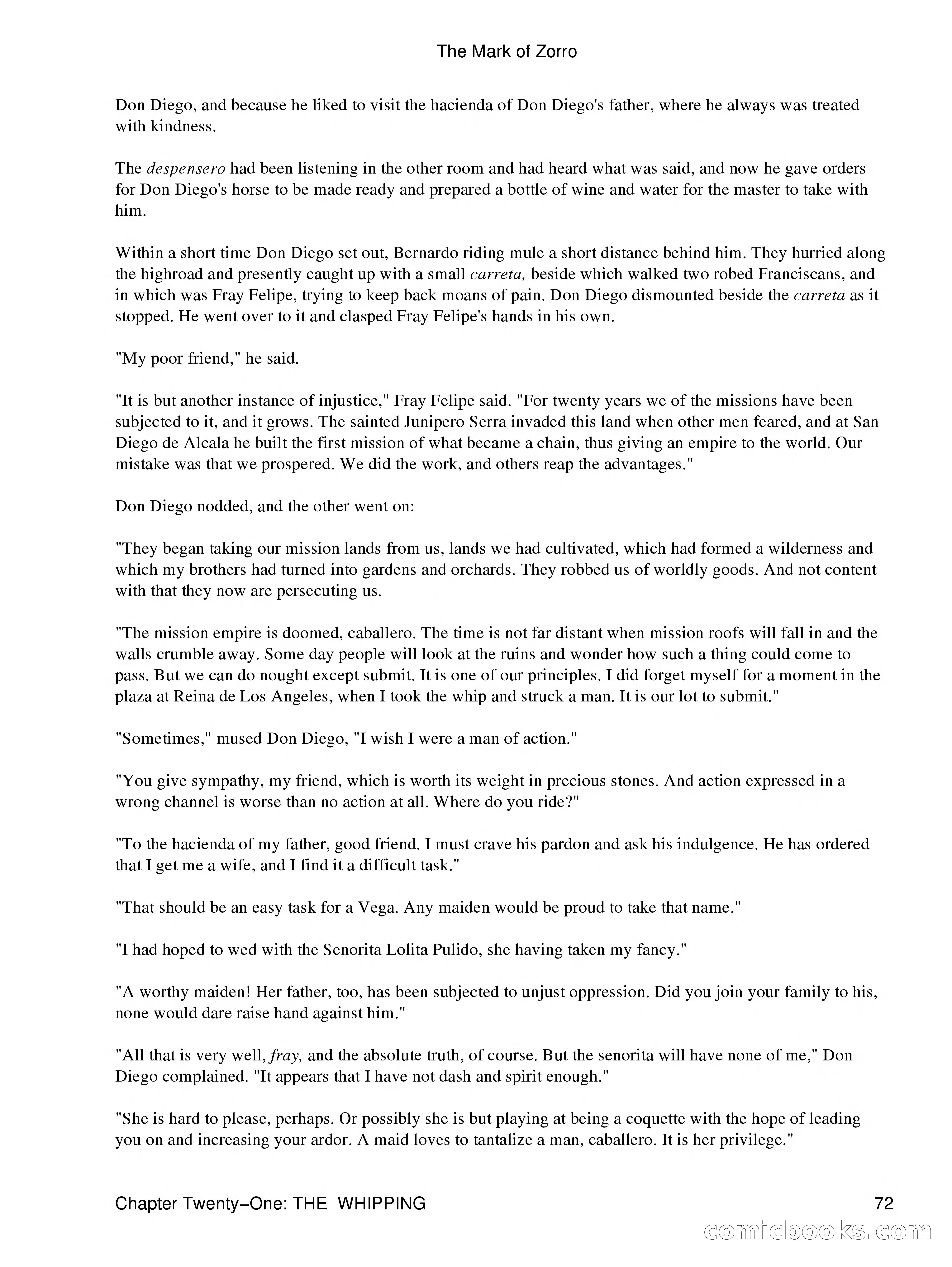 The Mark of Zorro — page 74 of 136