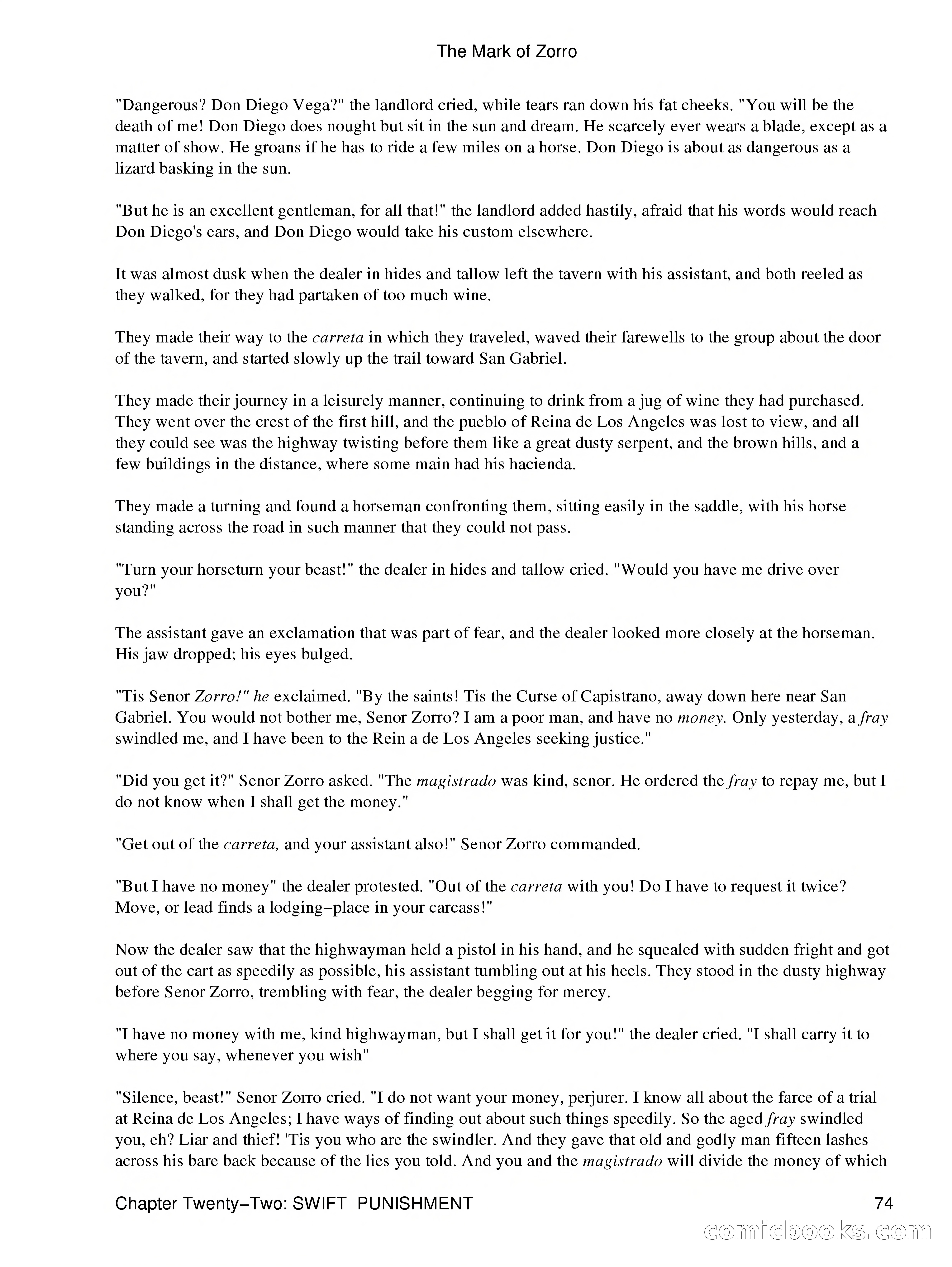 The Mark of Zorro — page 76 of 136