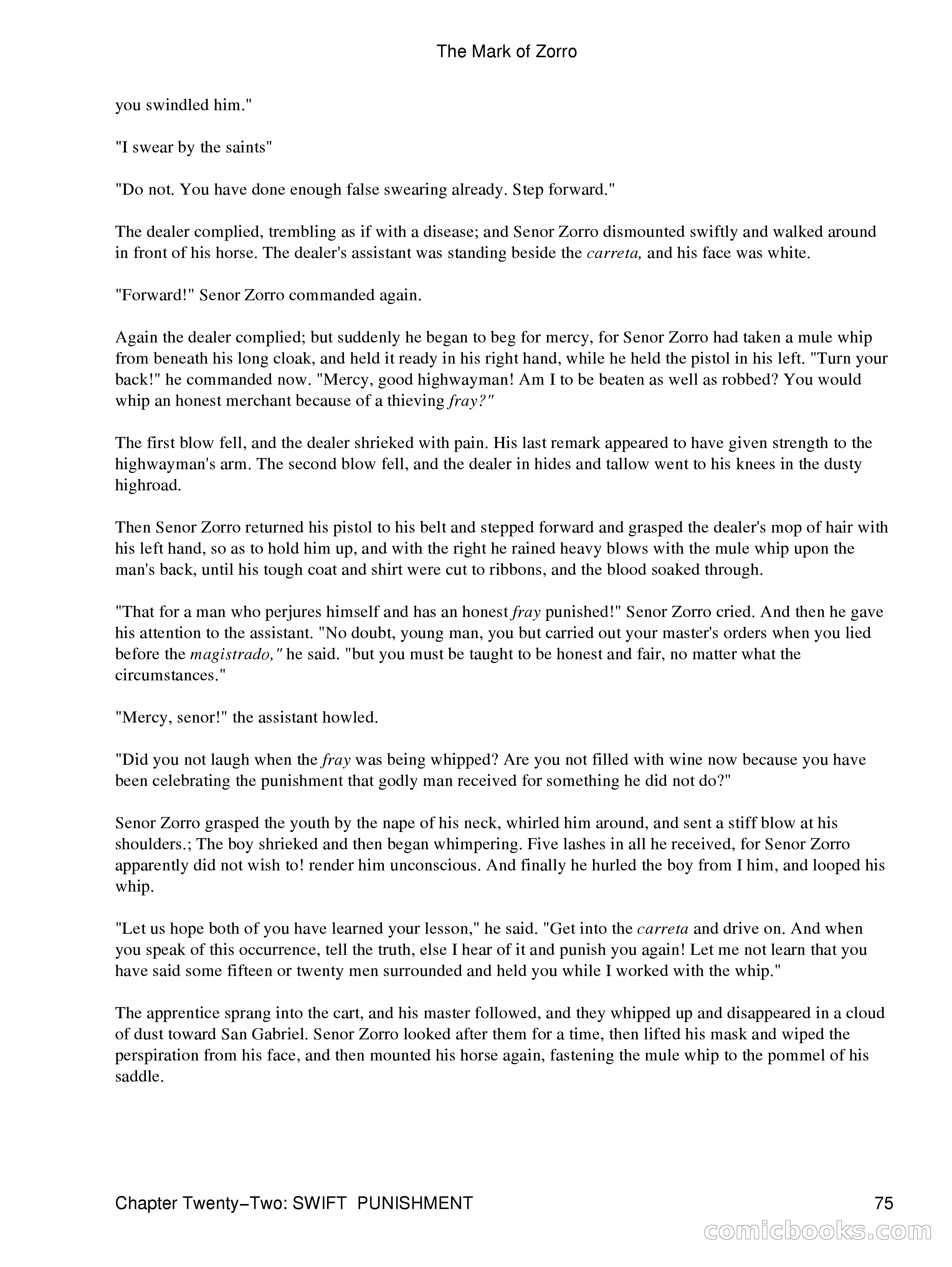 The Mark of Zorro — page 77 of 136