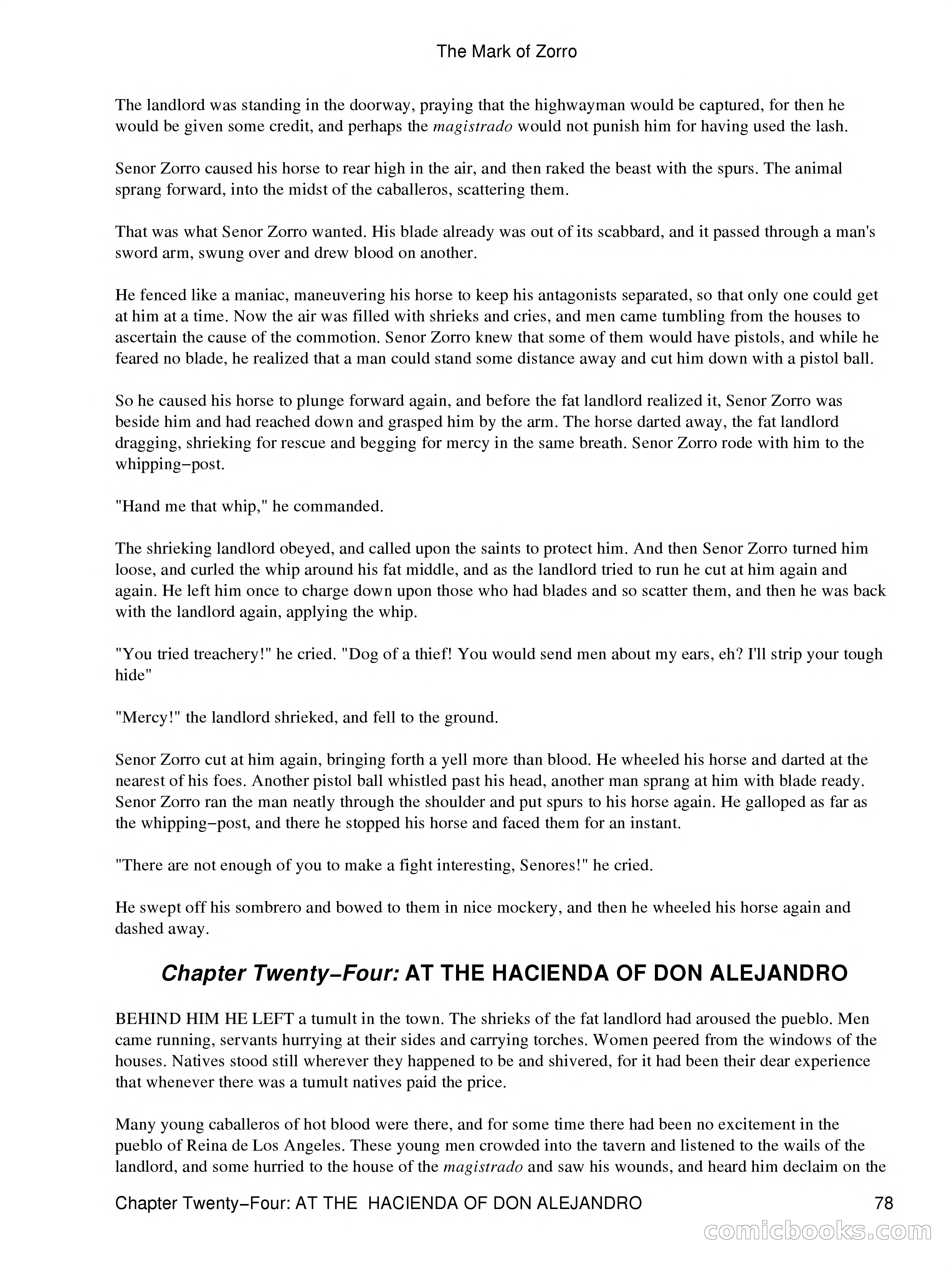 The Mark of Zorro — page 80 of 136