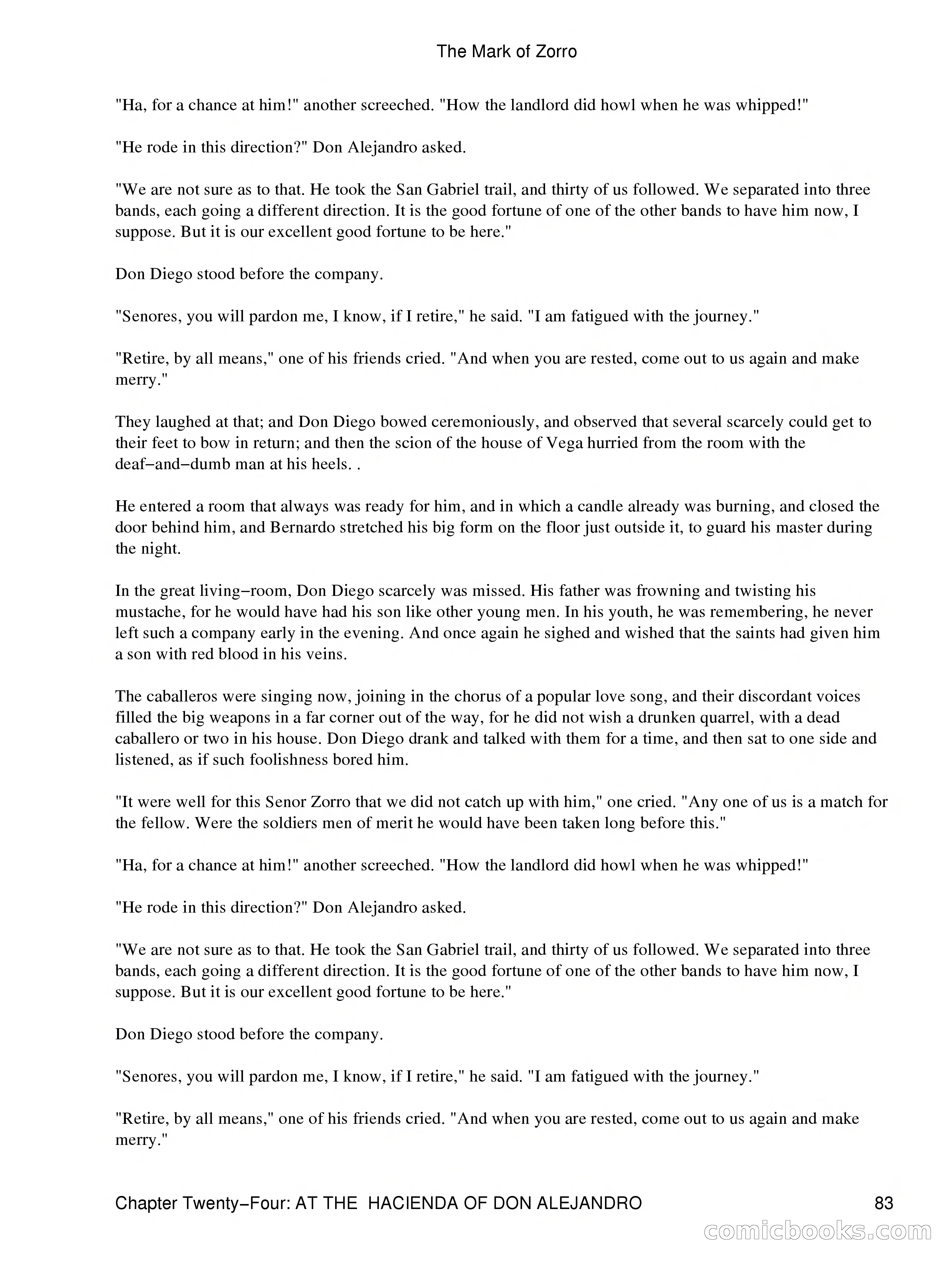 The Mark of Zorro — page 85 of 136