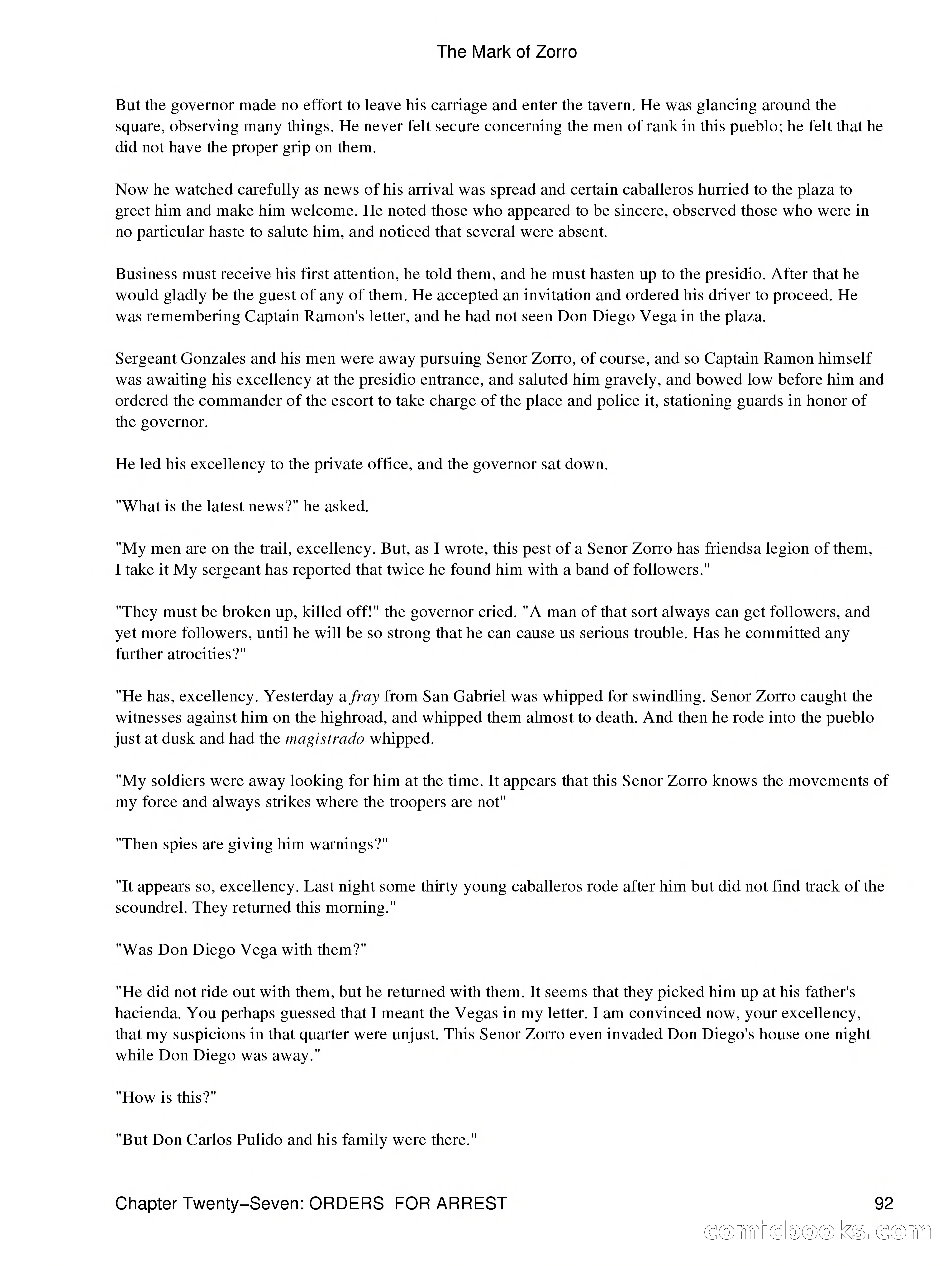 The Mark of Zorro — page 94 of 136