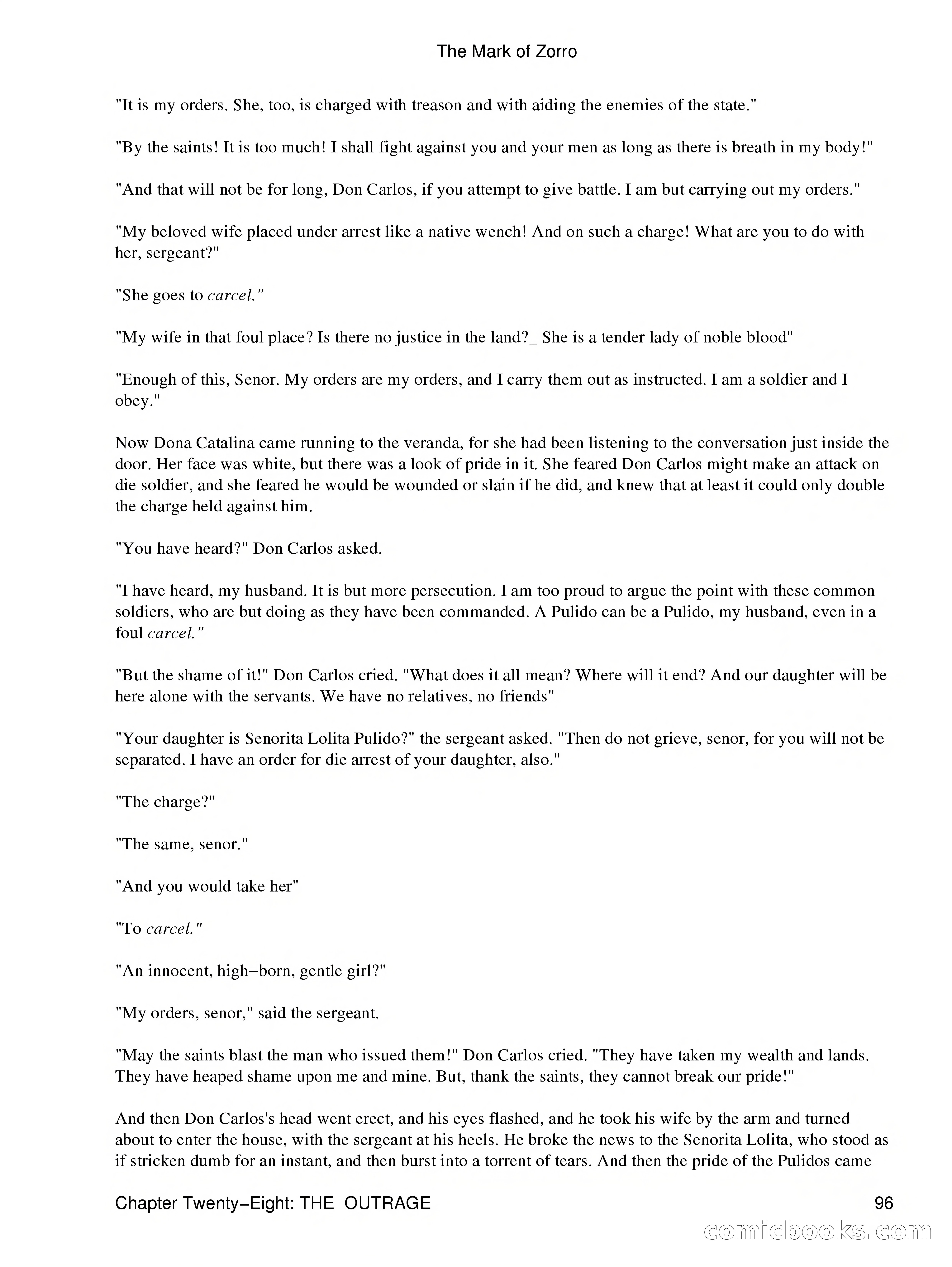 The Mark of Zorro — page 98 of 136