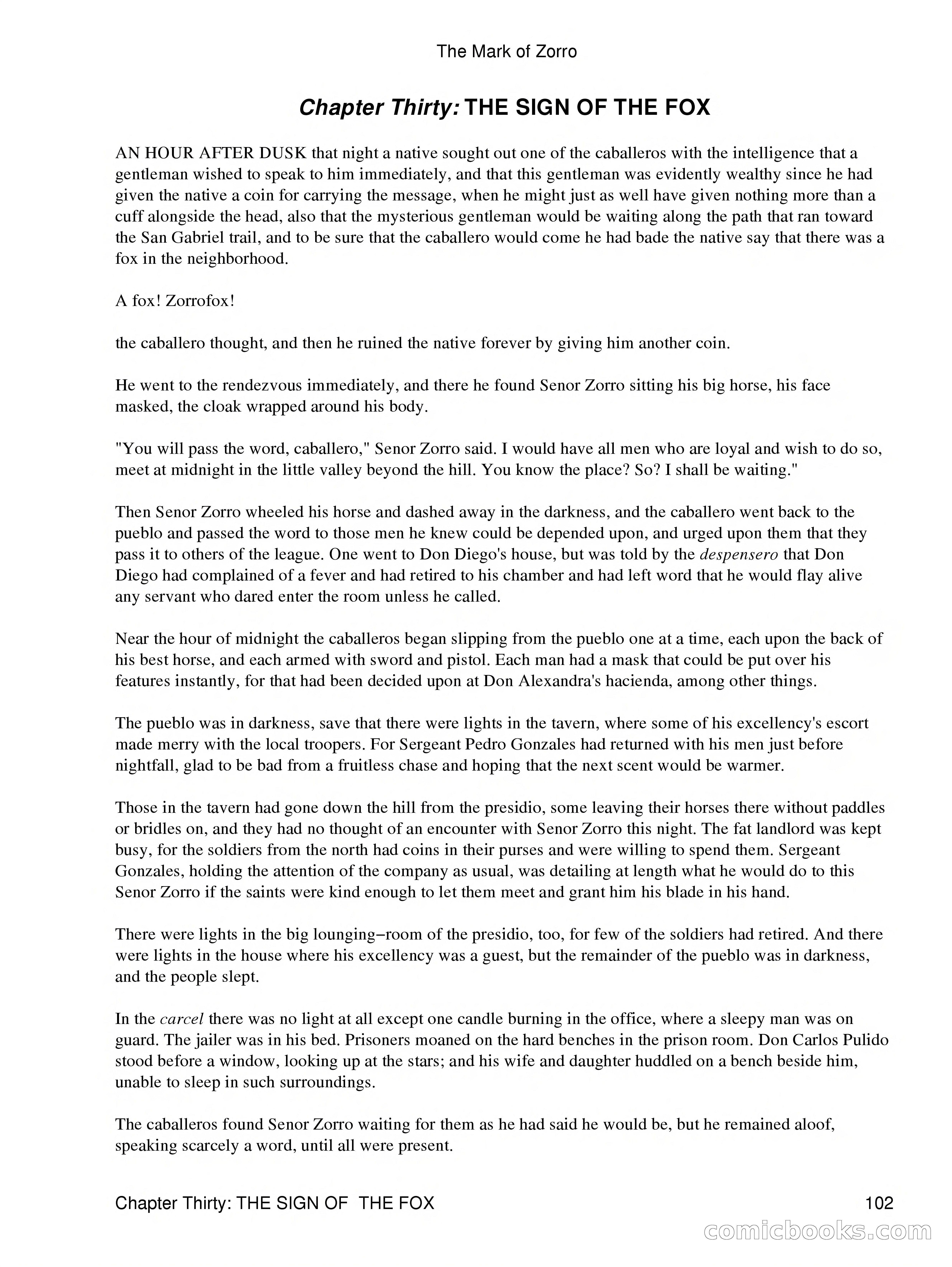 The Mark of Zorro — page 104 of 136