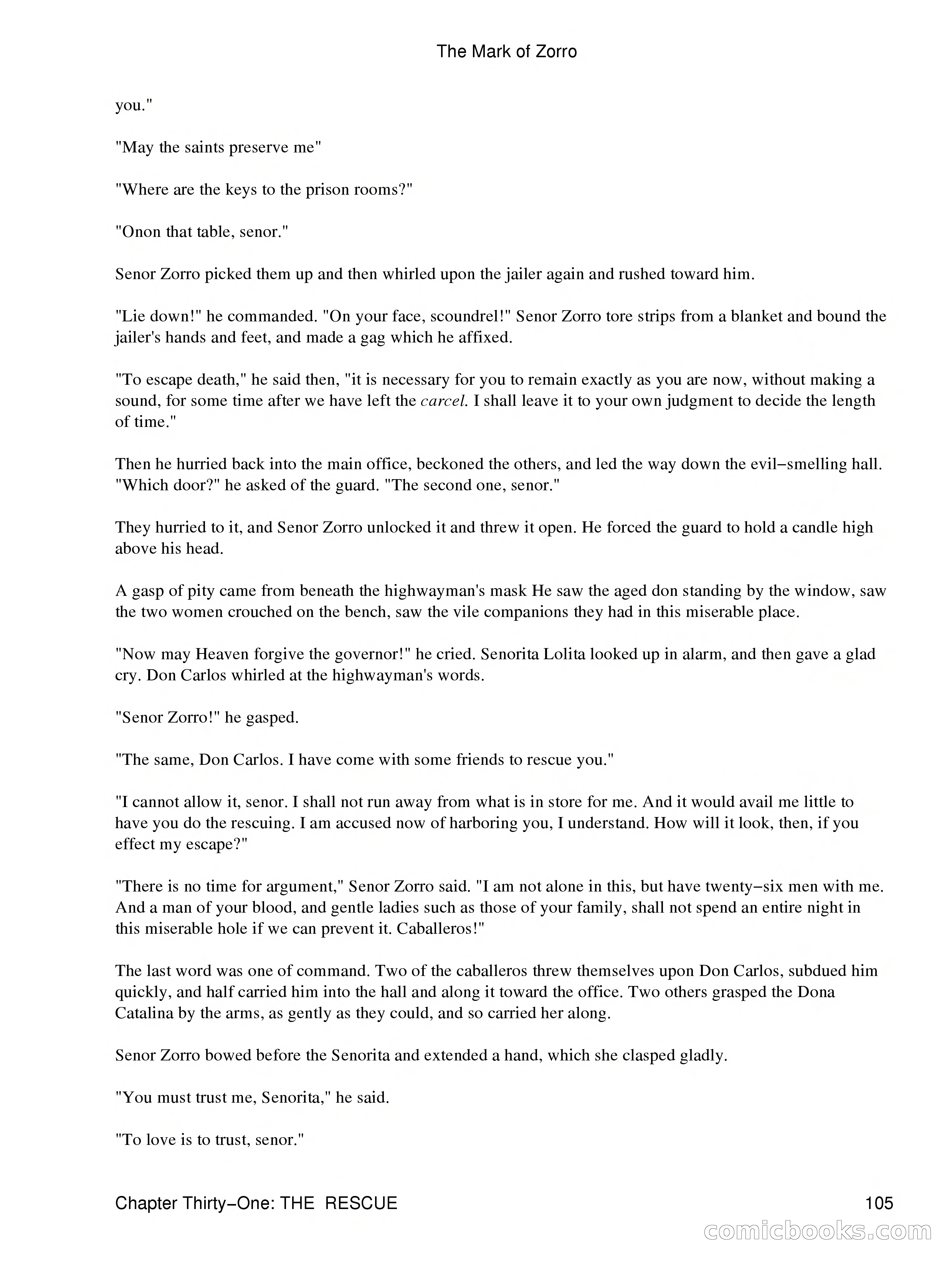 The Mark of Zorro — page 107 of 136